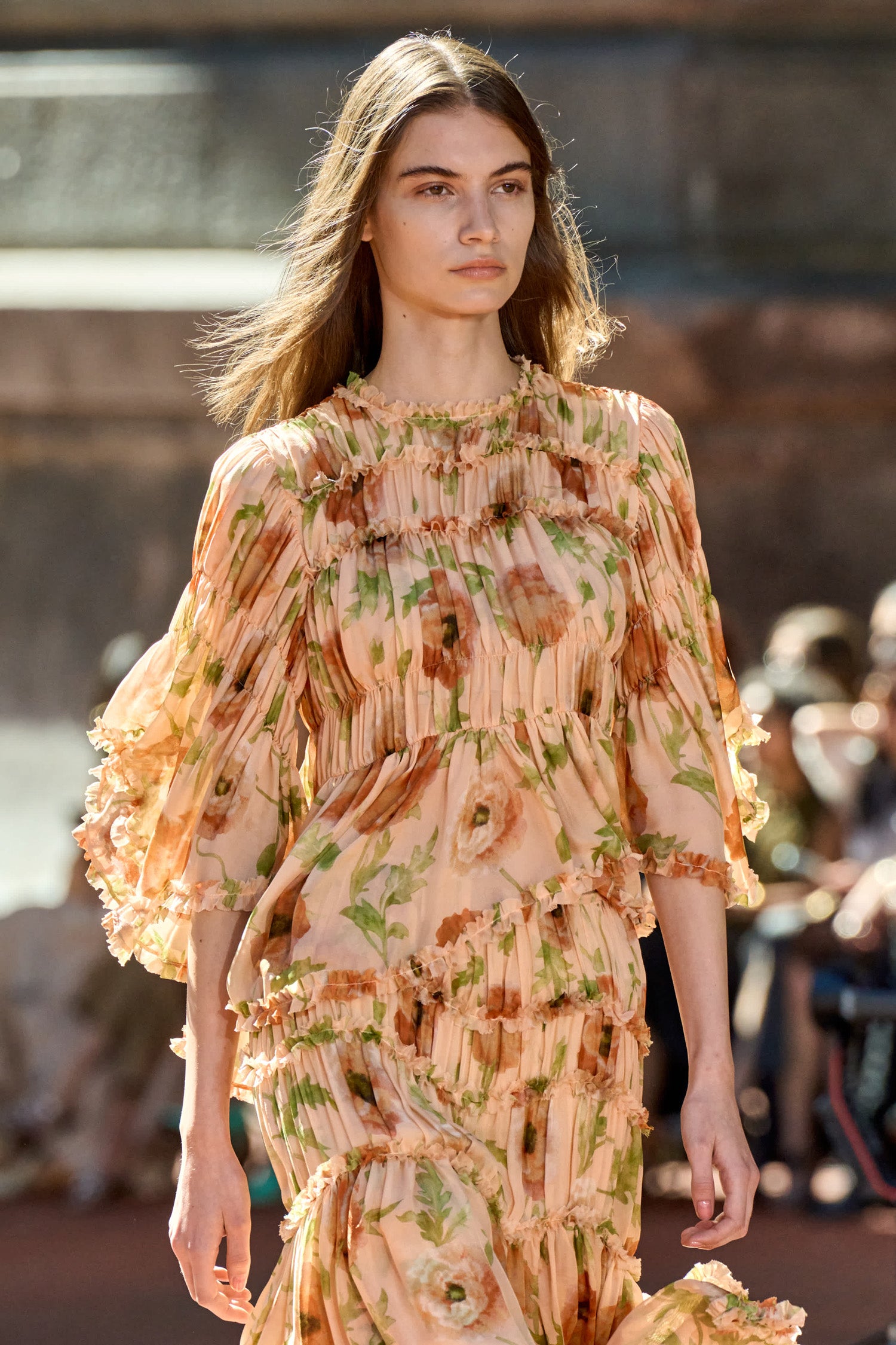 Ulla Johnson Lucile Ruffle Blouse Rosaline en soie
