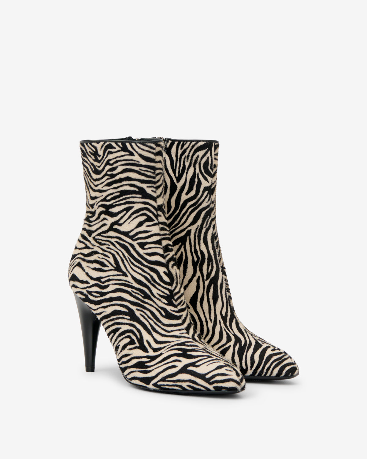 Isabel Marant Jany Low bottines zèbre talon 9 cm