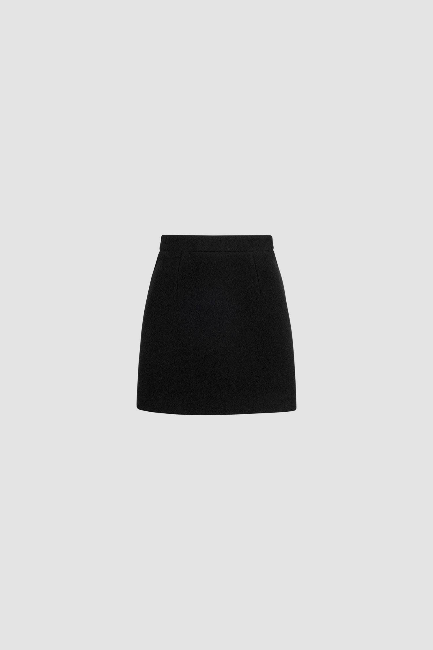 Patou SK0720183999B mini jupe laine noire