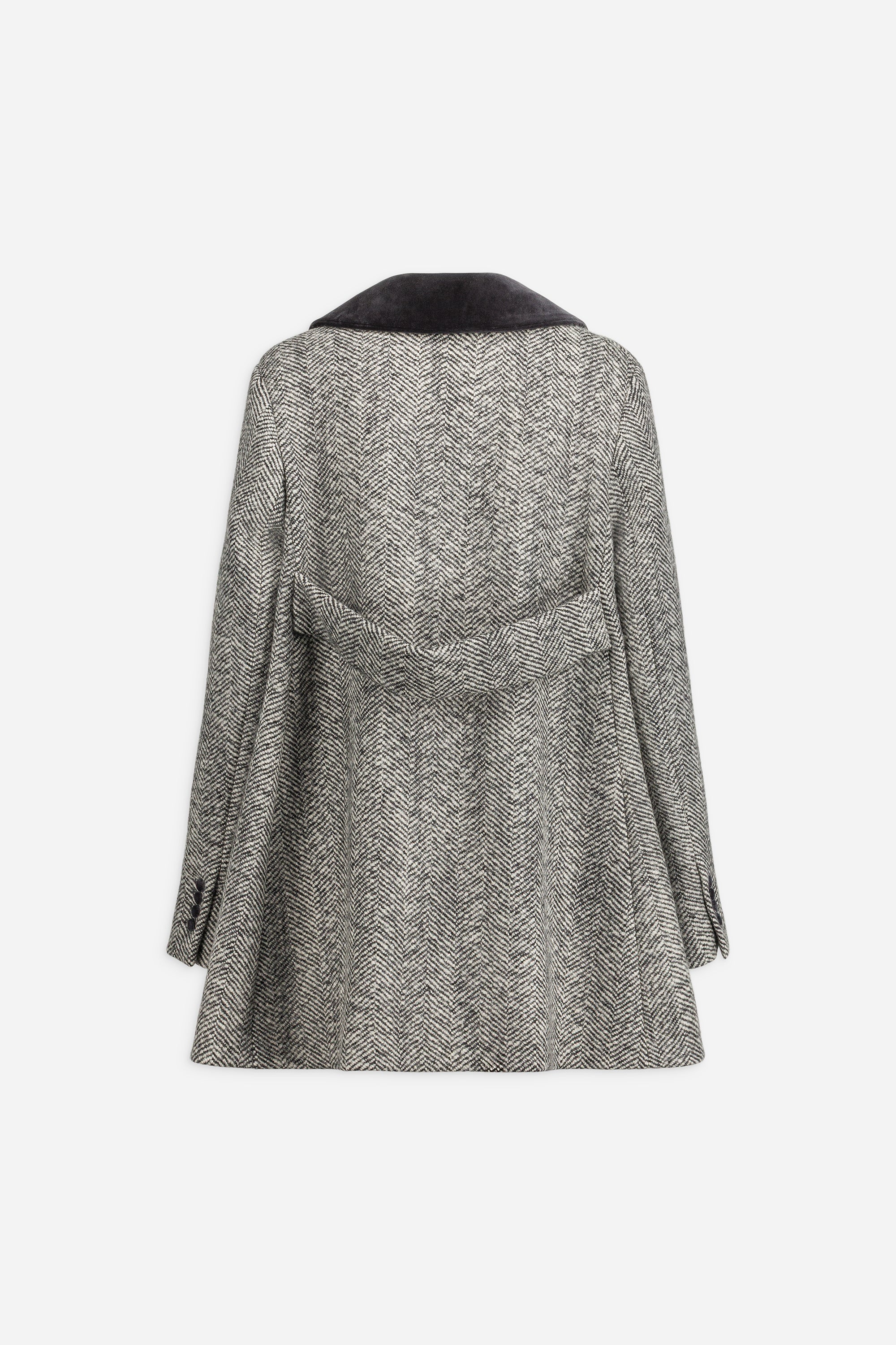 Paul & Joe veste Jocelin chevron laine écru bordeaux 36
