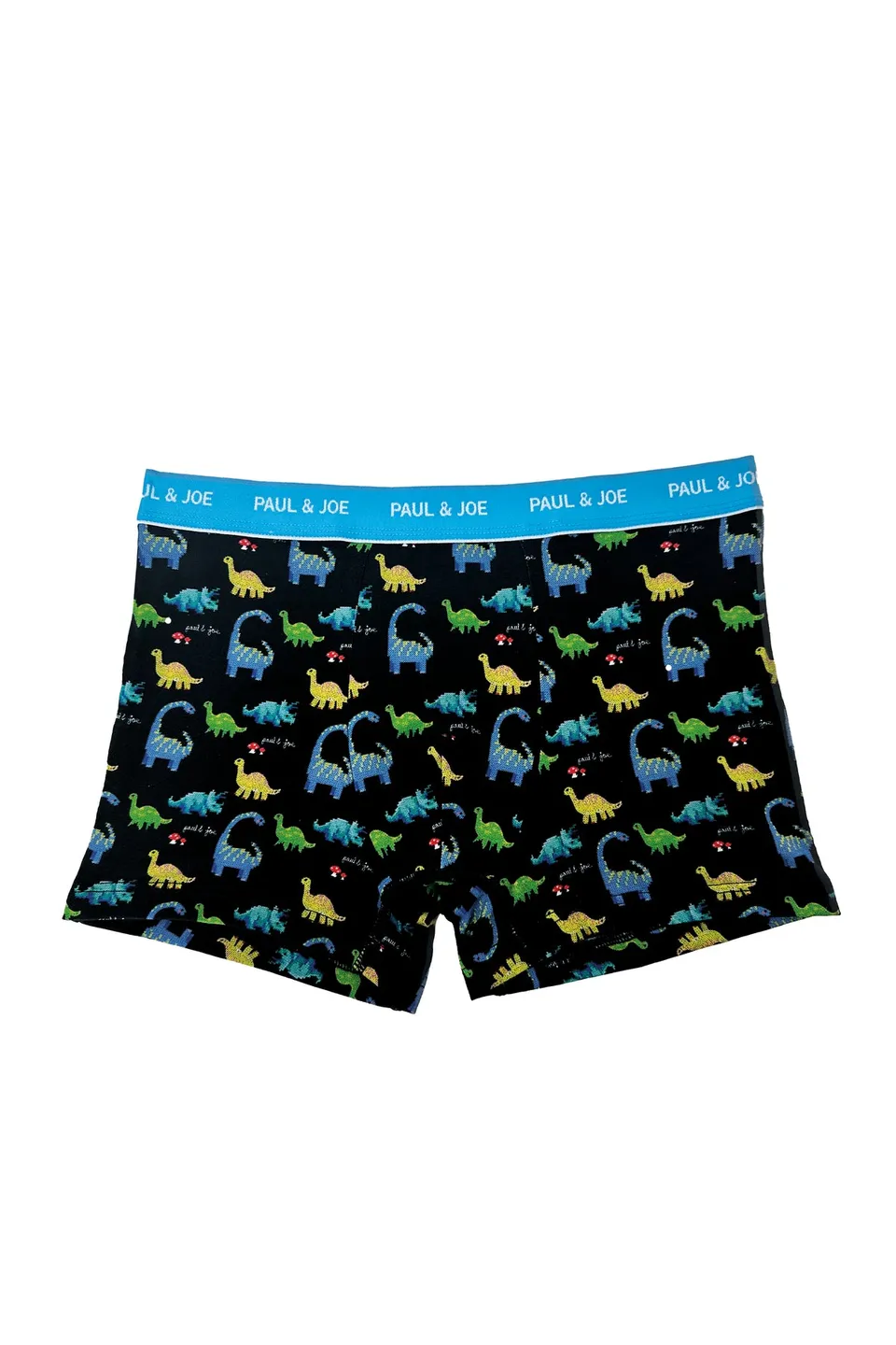 Paul & Joe boxer coton noir imprimé dinosaure coupe classique