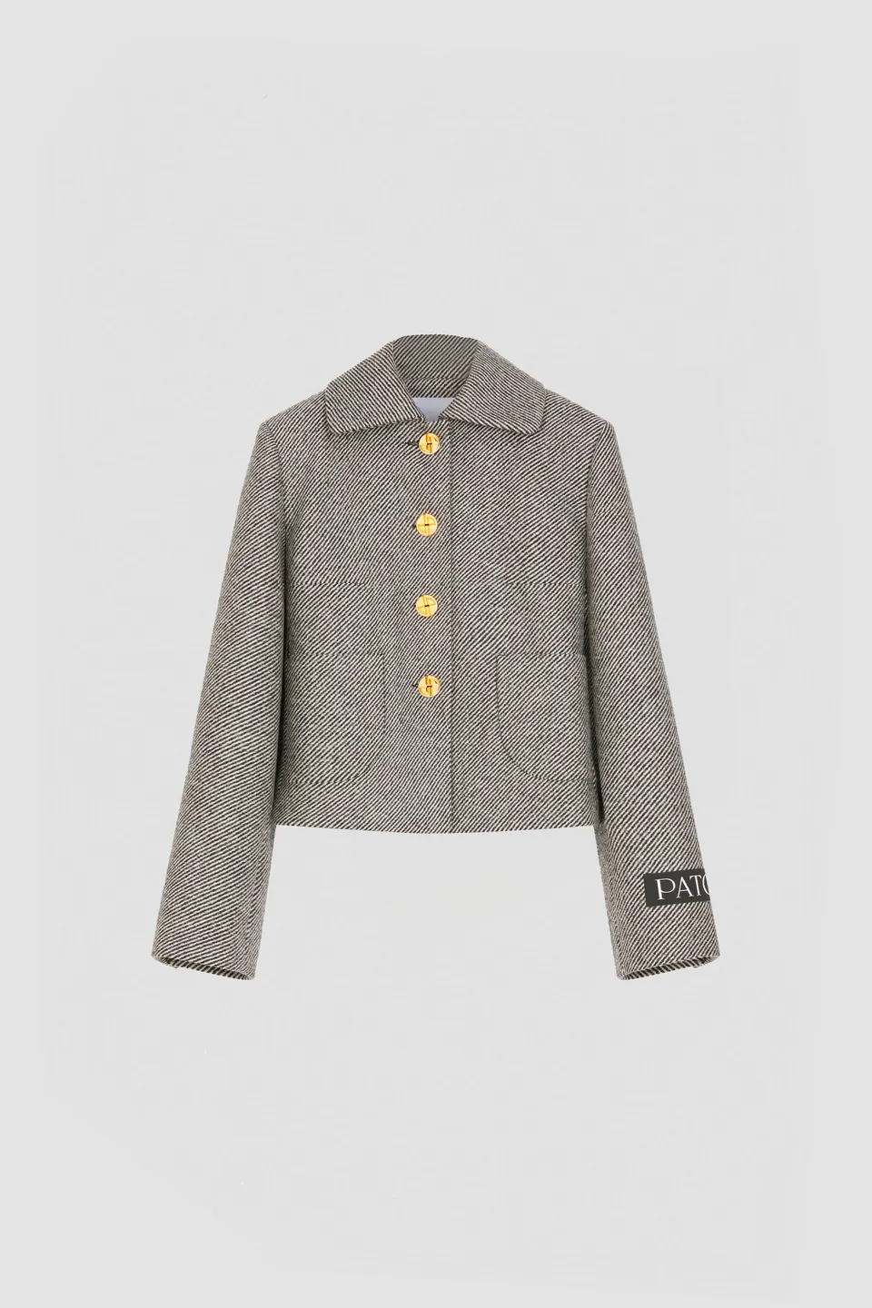Patou JA034 veste laine graphite grise taille 38