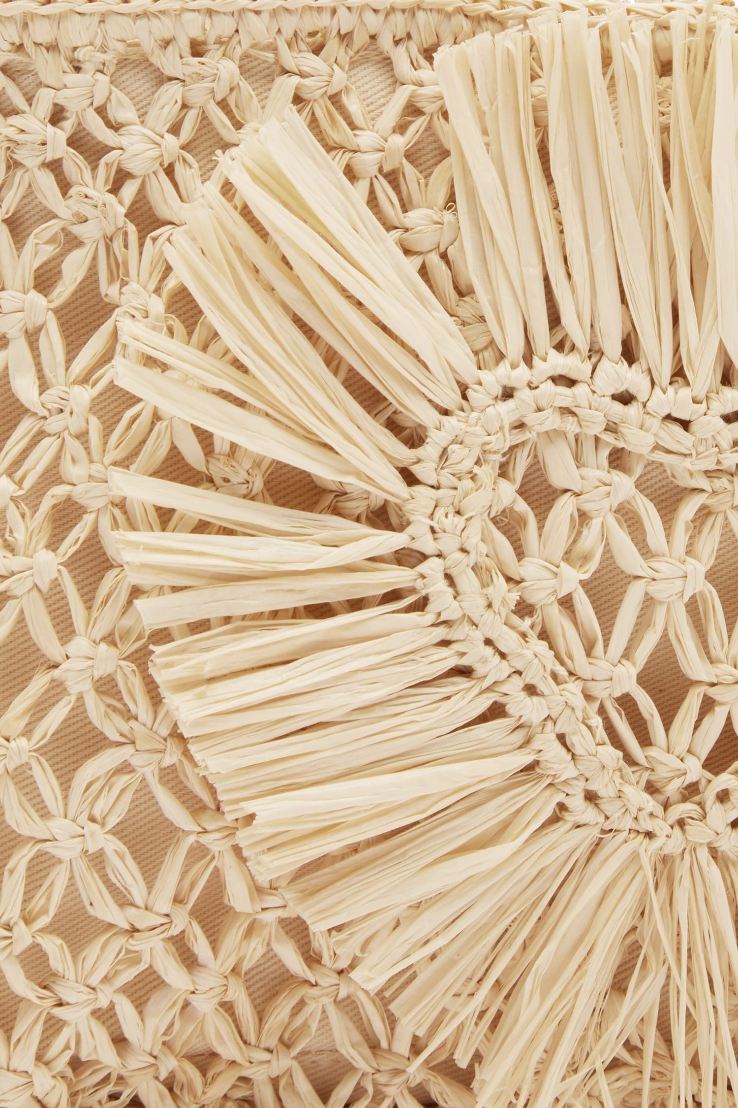 Alemais Raffia Micro Clutch pochette raffia cœur