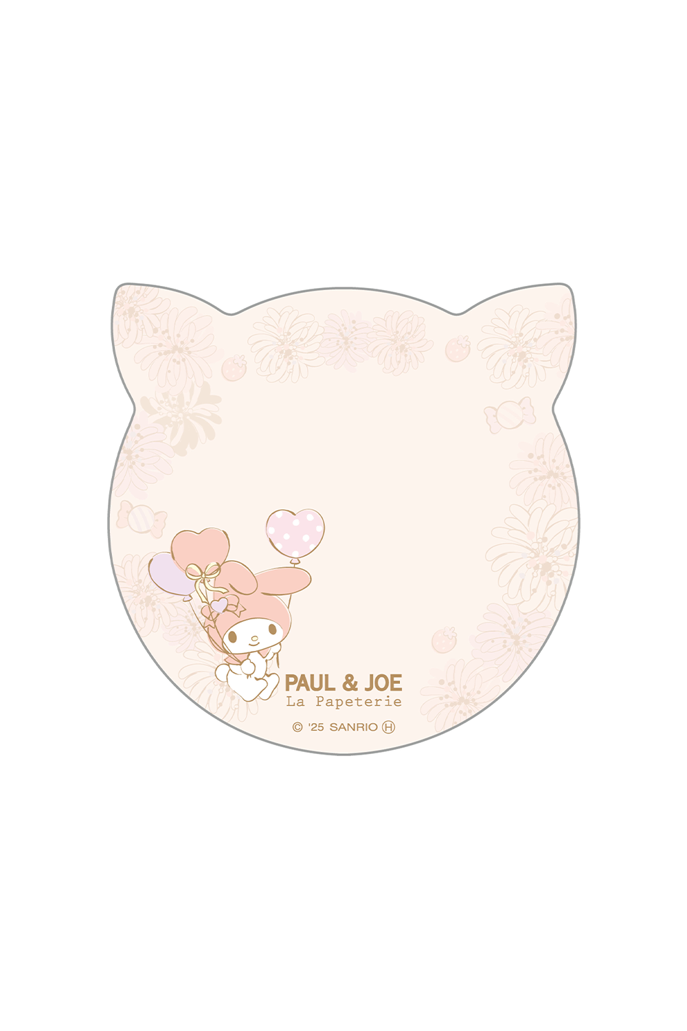 Paul & Joe pense-bête rose chrysanthèmes My Melody adhésif
