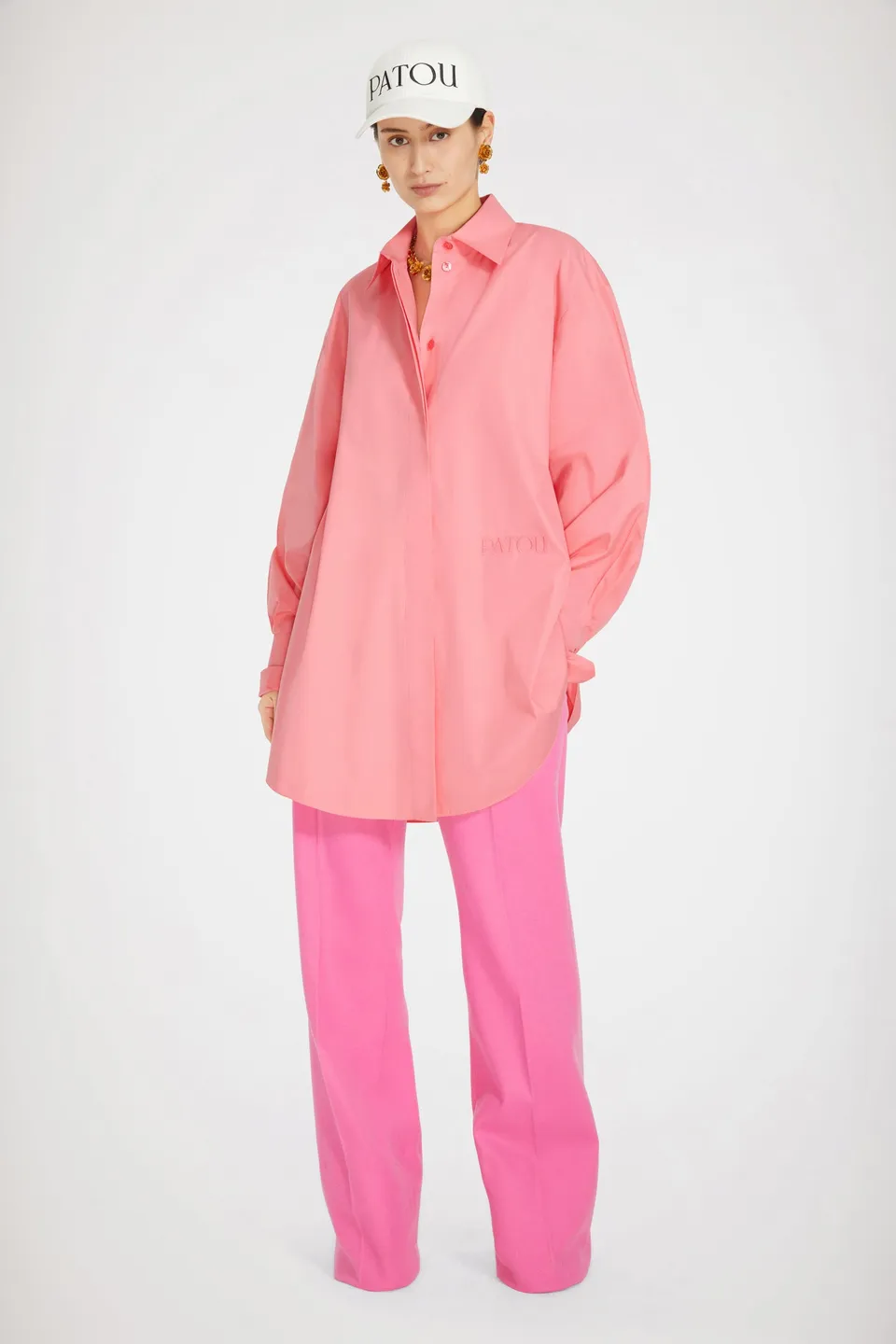 Patou Dresses DR1010017423C robe coton bio rose confetti