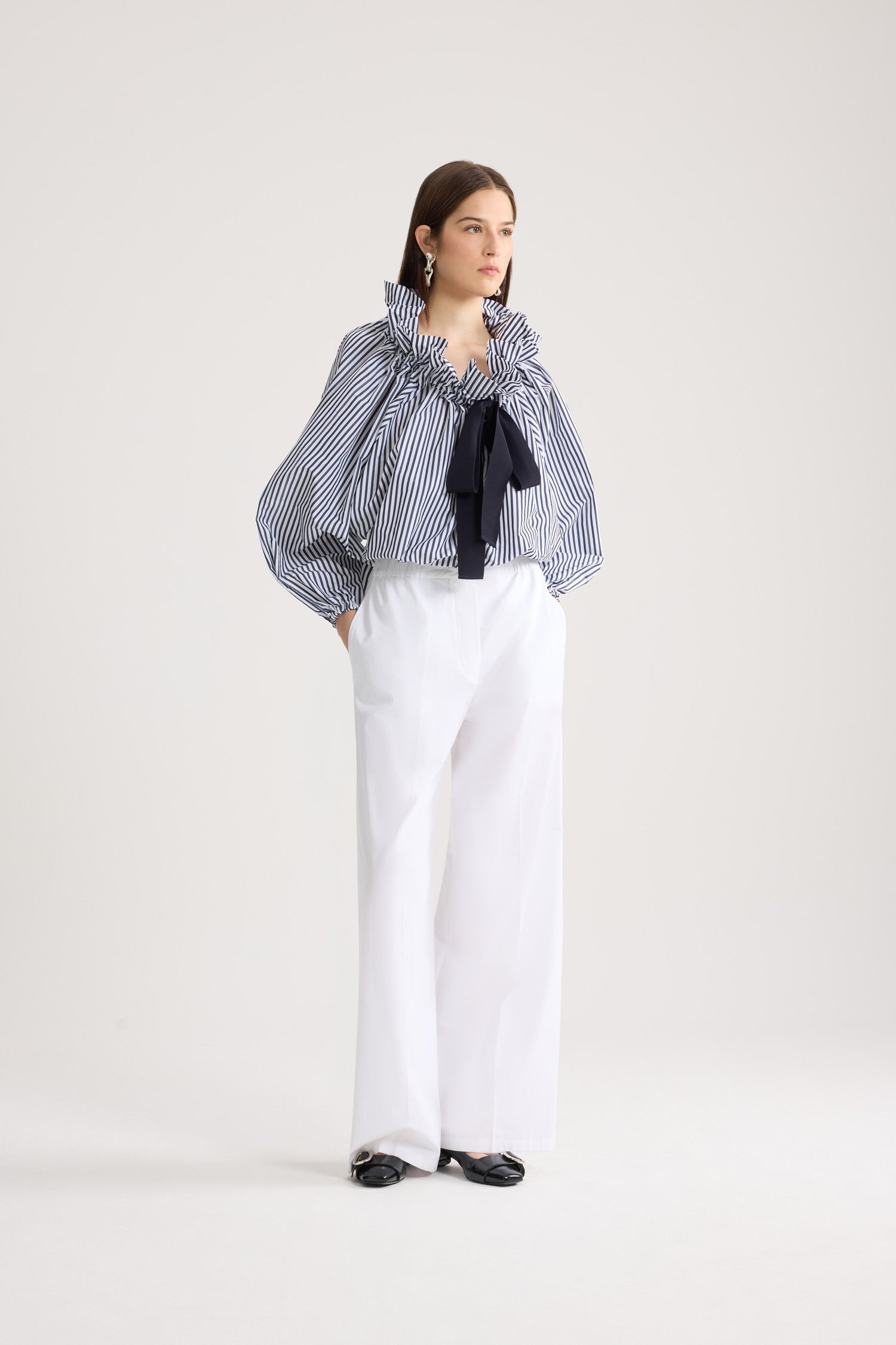Patou P26TO17002495970 top crop rayé faille taille 38