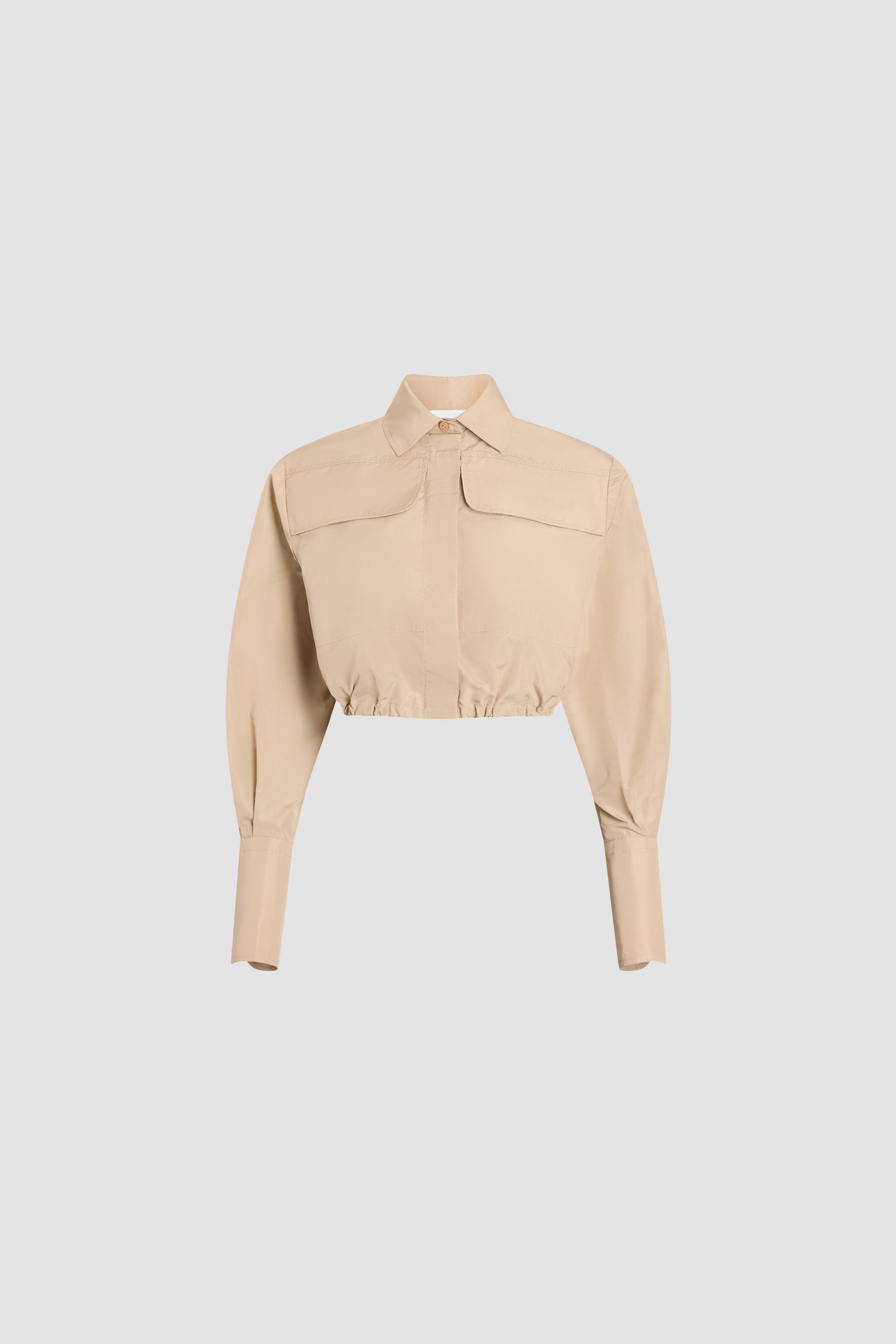 Patou BL060 chemise safari faille recyclée Dune beige