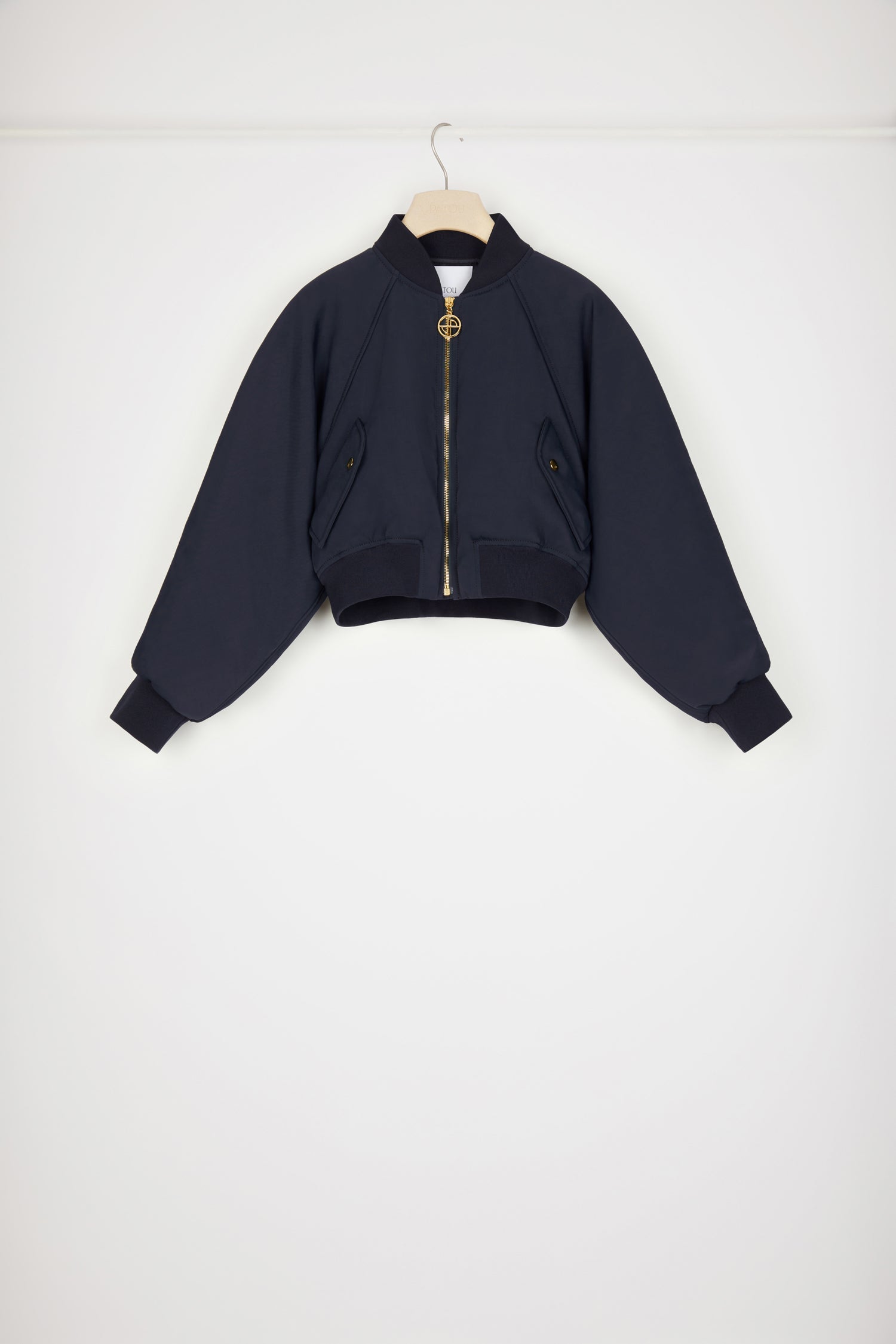 Patou Veste bomber OU020 nylon recyclé bleu nuit