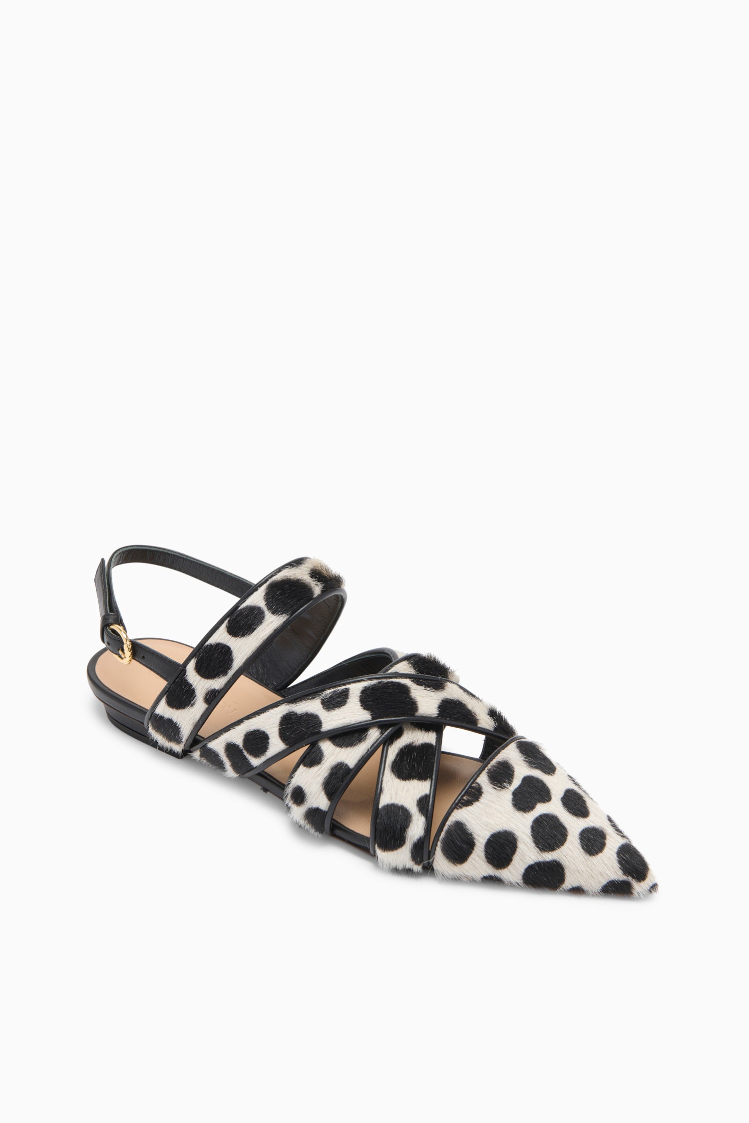Ulla Johnson Tallulah UJ44100D ballerine Léopard tressée