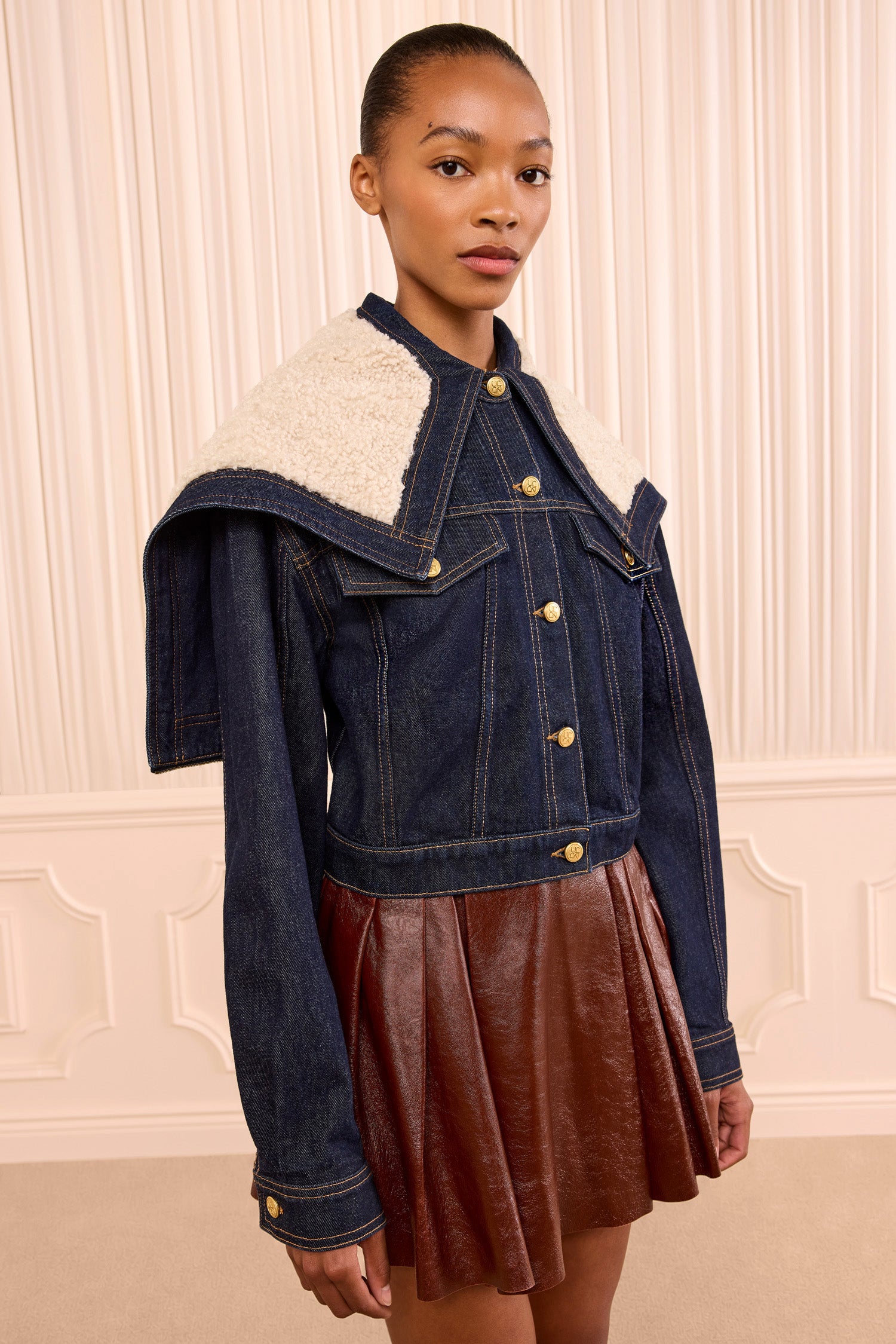 Ulla Johnson Sybil UJ9905057 veste jean denim Tigris coton