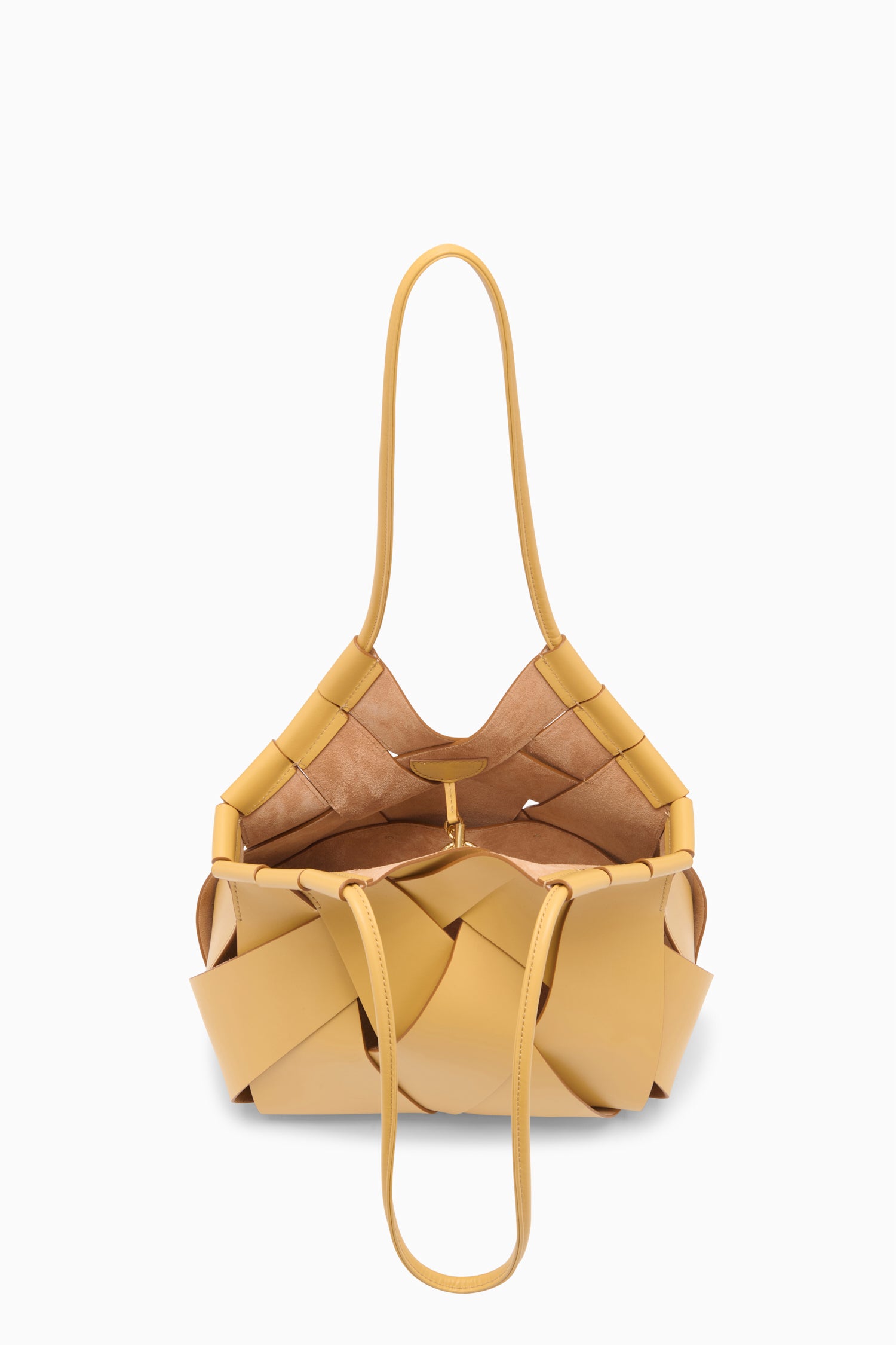 Ulla Johnson Charlotte sac épaule lotus jaune cuir