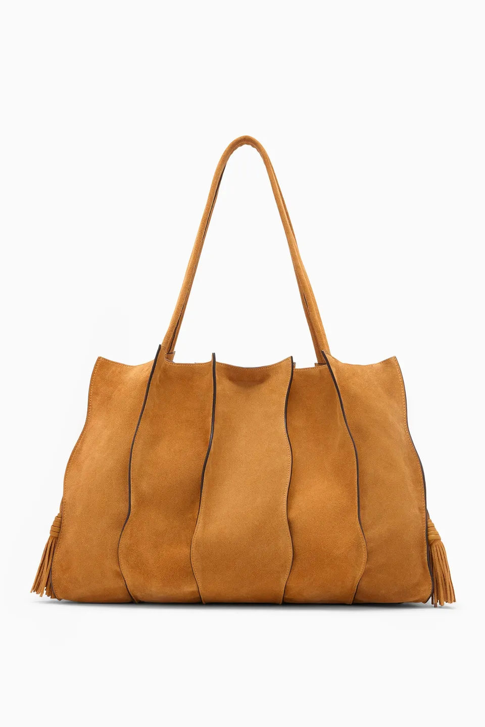 Ulla Johnson Adria cabas cuir marron canyon
