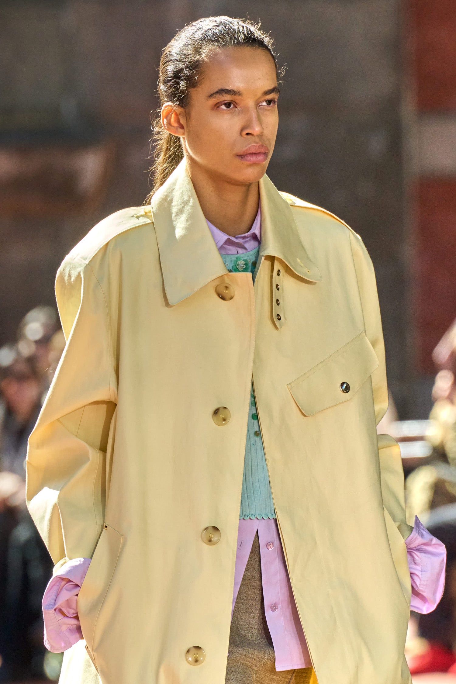 Ulla Johnson Sloane trench coton Honeysuckle Mackintosh