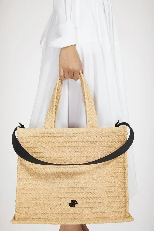 Patou Bags AC045 cabas raphia vanille TU