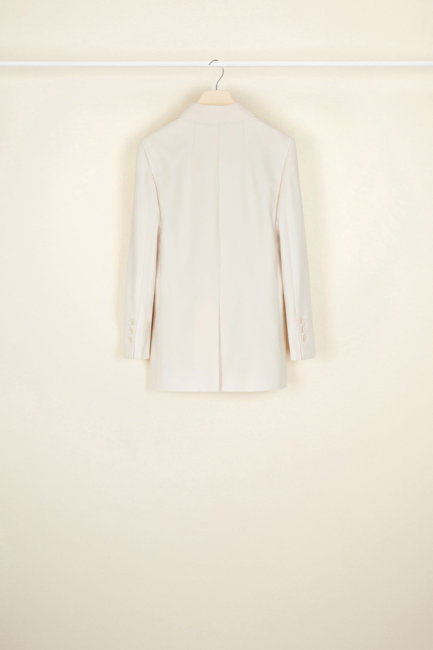 Patou A20JA0110005093C veste champagne laine boutons