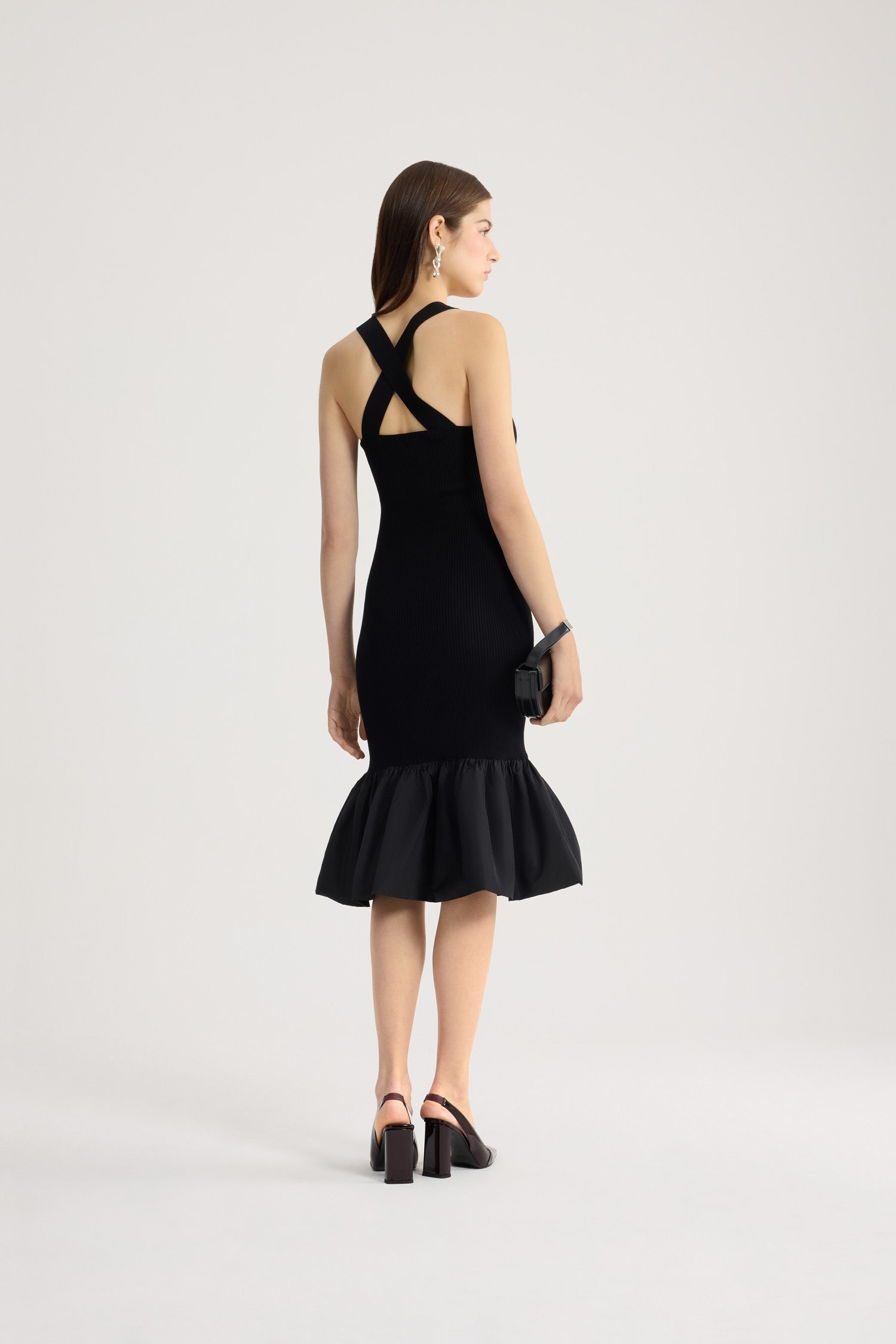 Patou Dresses robe KN322 P26KN322 longue noire coton