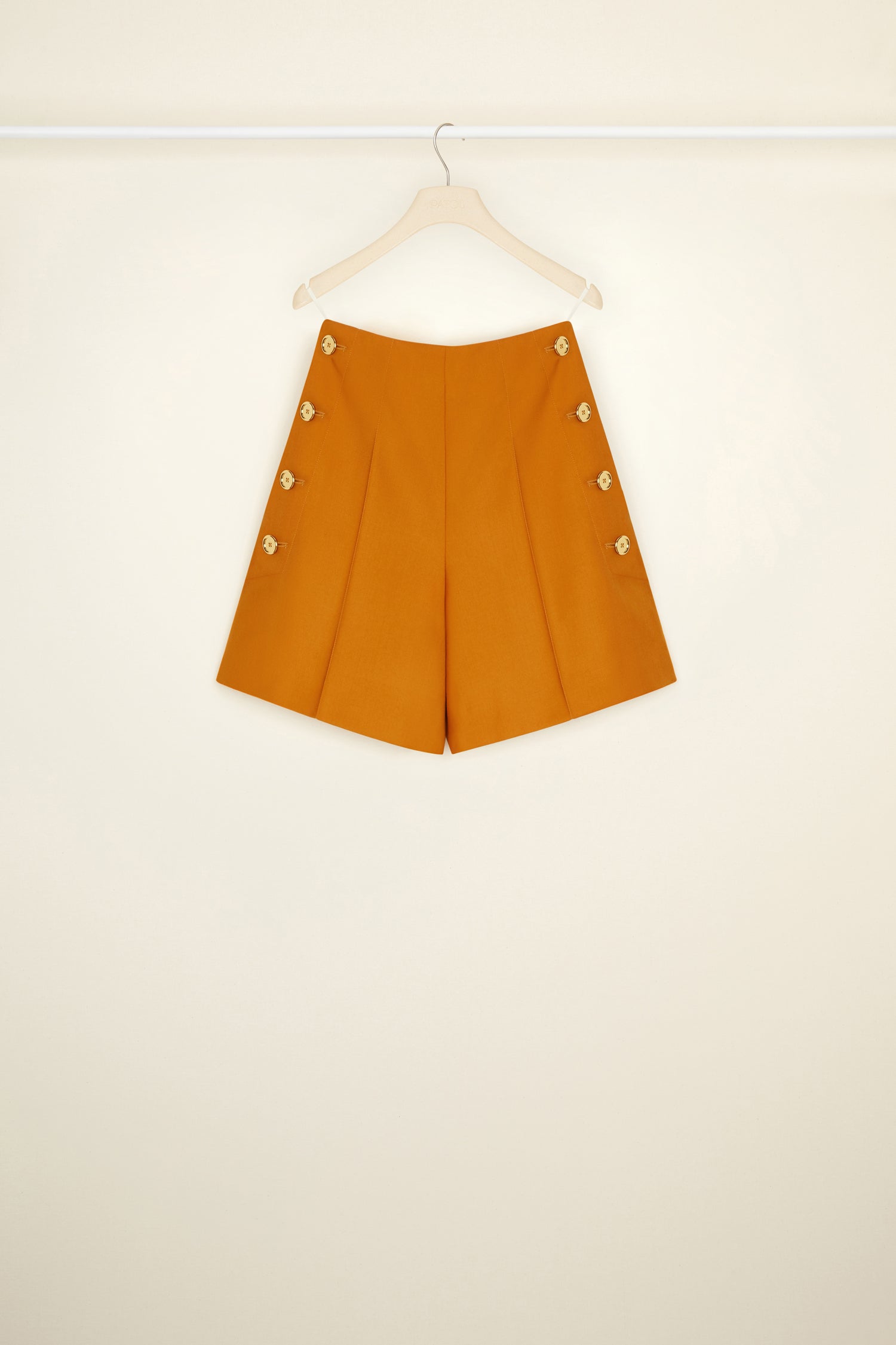 Patou TR004 short gingerbread laine recyclée