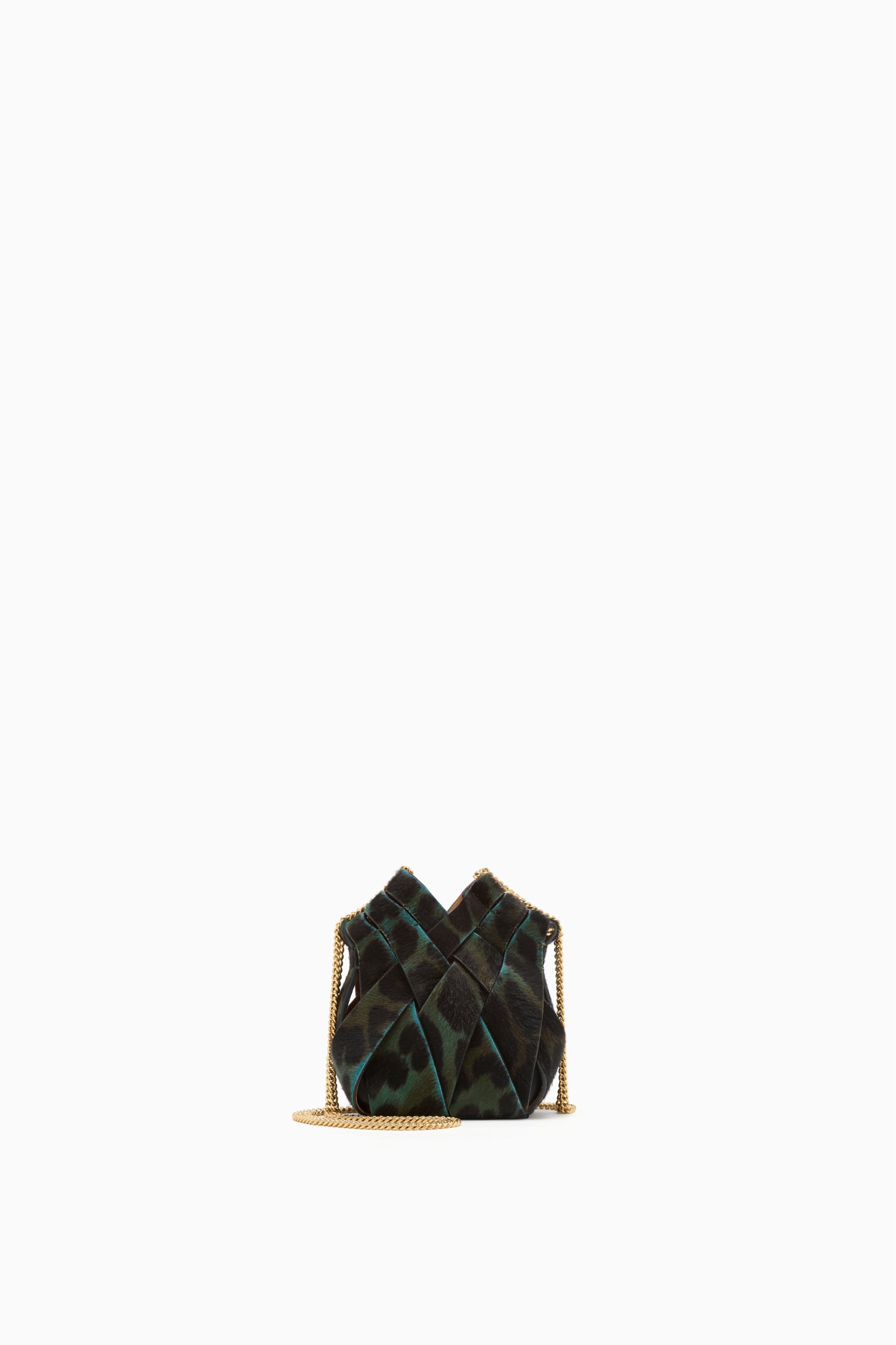 Ulla Johnson Charlotte Mini Crossbody sac léopard émeraude