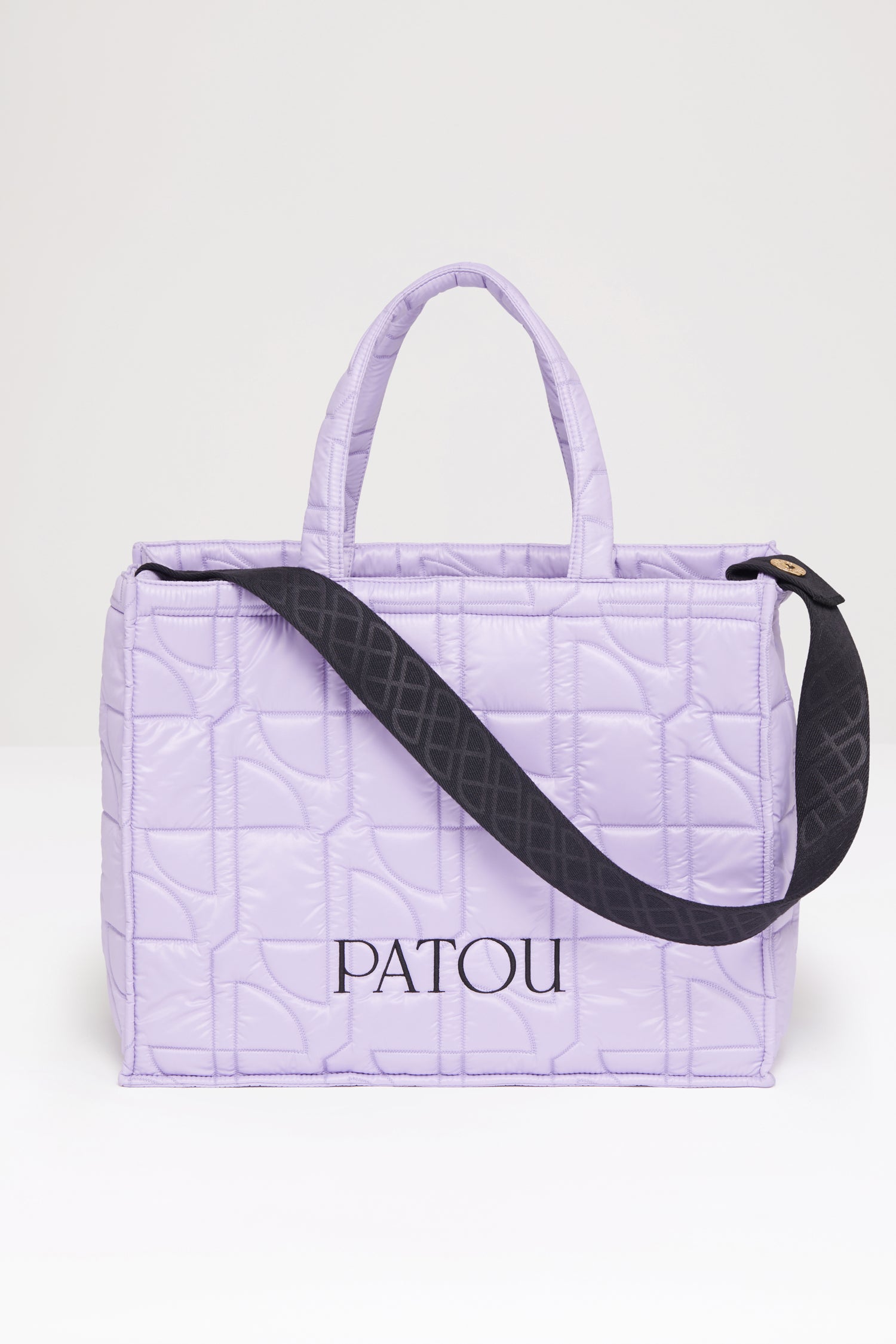 Patou sac tote matelassé lavande taille unique