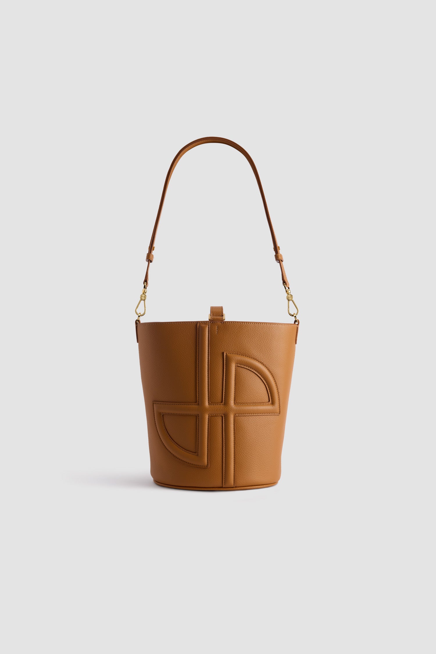 Patou JP Bucket BA015 sac cuir marron Autumn Leaf
