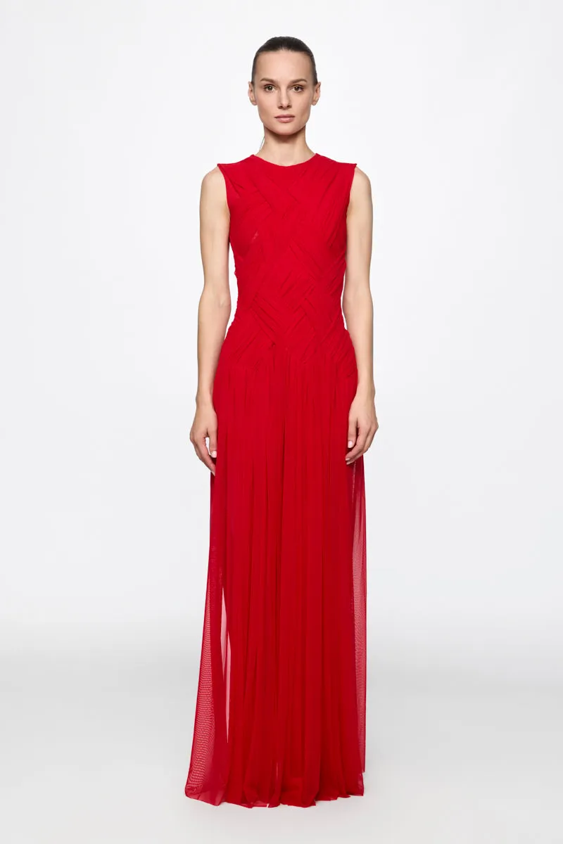ATU Body Couture Emotional Dress robe tulle rouge S