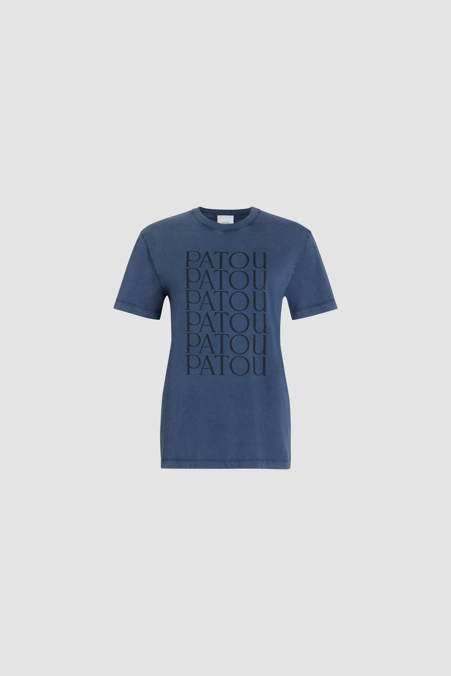 Patou T-Shirts JE1219999602D t-shirt coton bio bleu rodeo