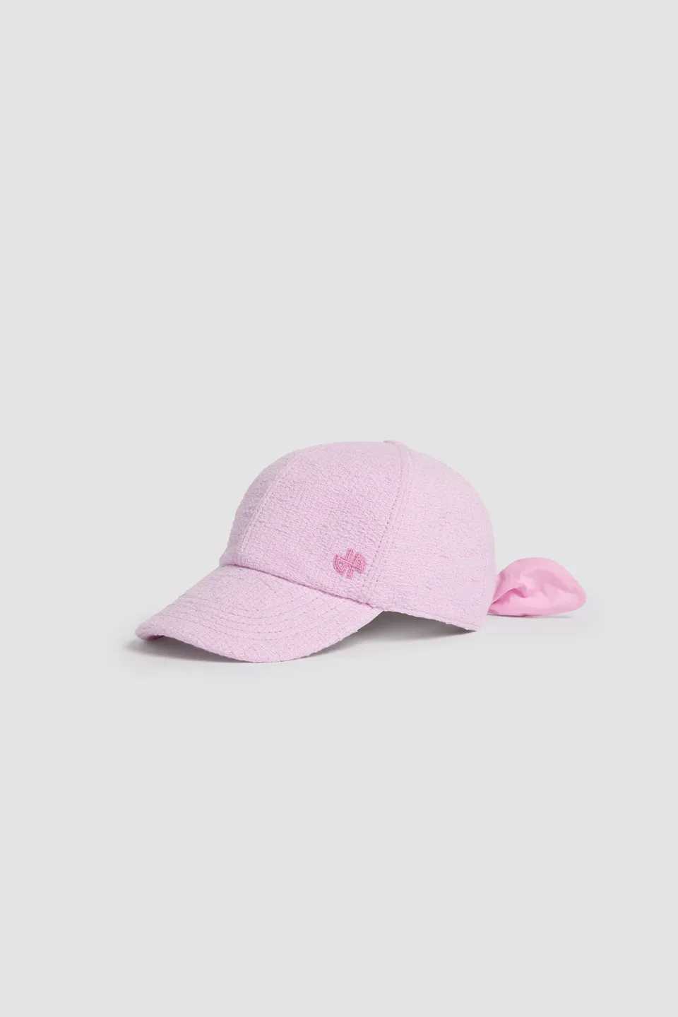 Patou AC111 casquette rose tweed coton