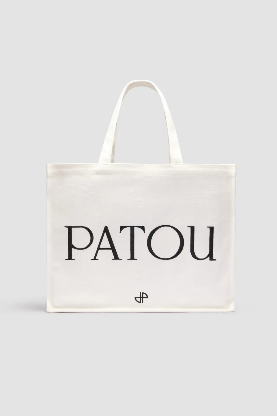 Patou AC045 tote toile coton blanc grand