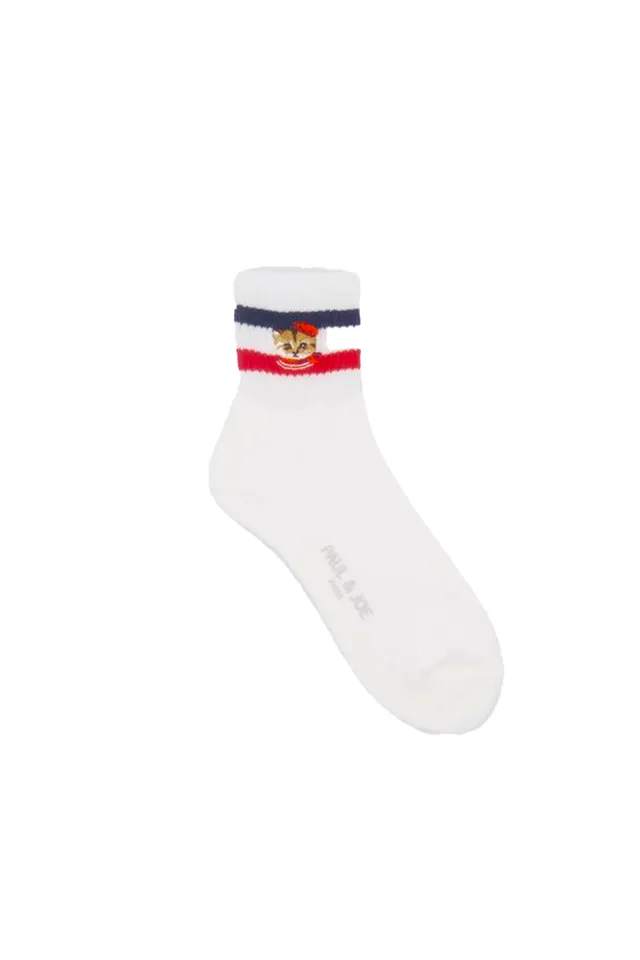 Paul & Joe Nounette in Paris chaussettes écues épaisses TU