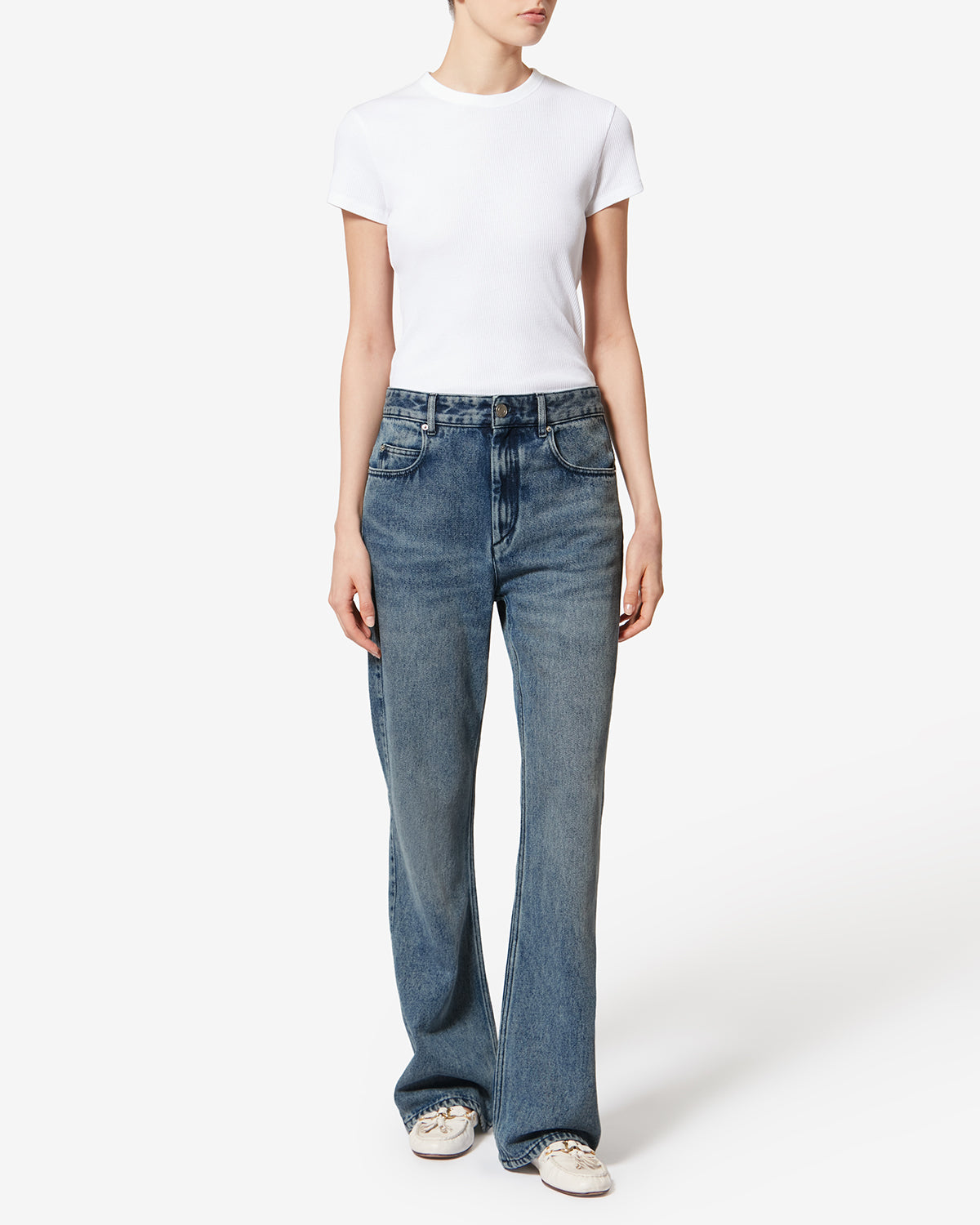 Isabel Marant Belvira PA0002FD jean bleu clair