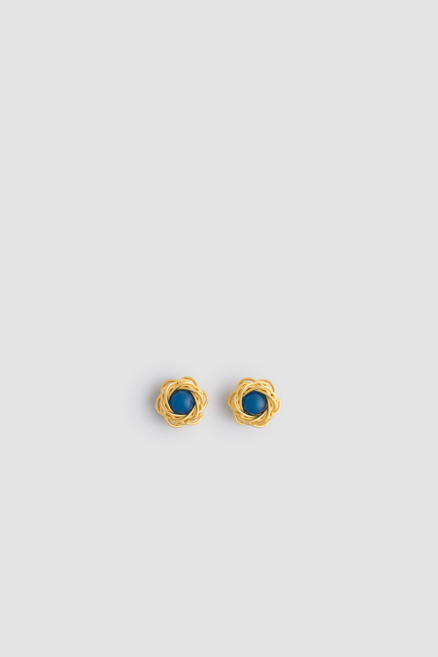 Patou Jewellery Nest JW126 boucles d'oreilles Victoria Blue