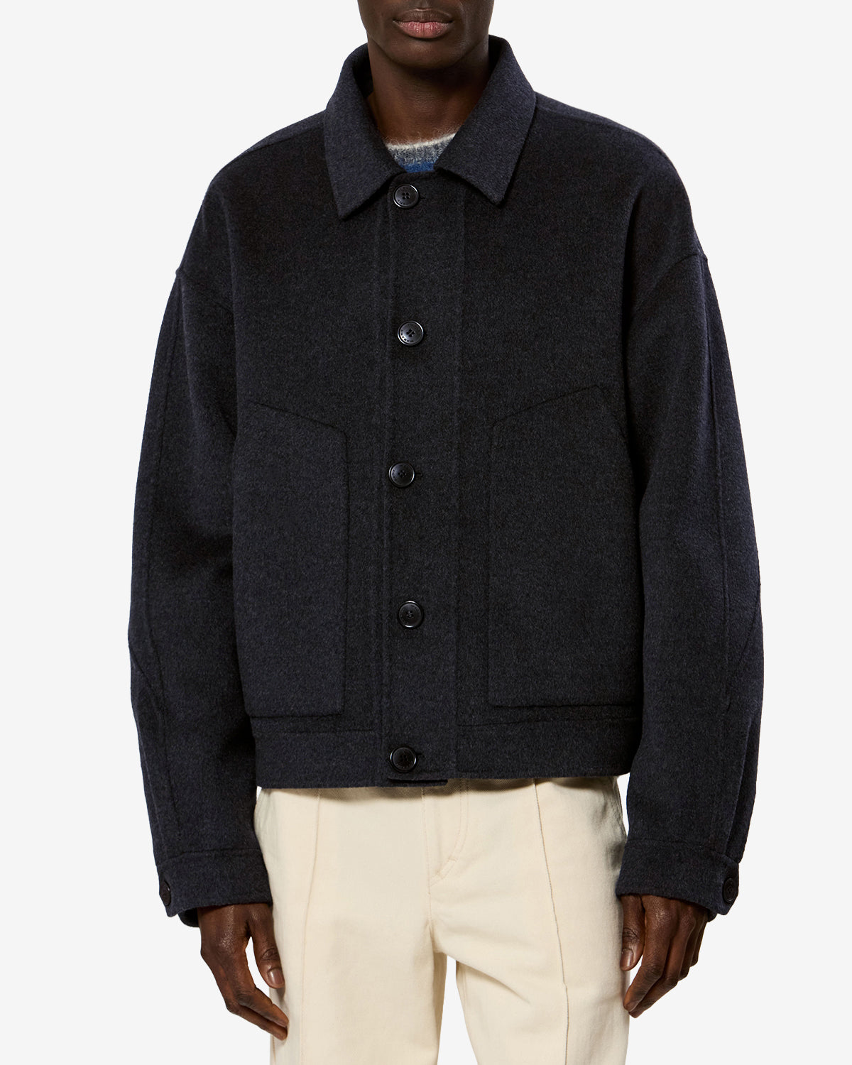 Isabel Marant Casper Veste Laine anthracite