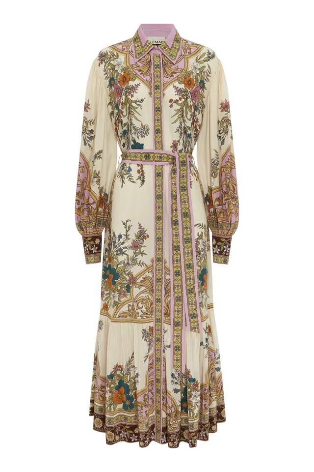 Alemaïs Antoinette Shirtdress Robe Chemise viscose soie