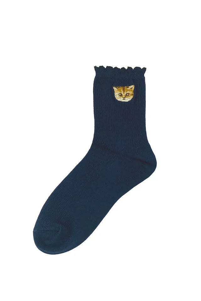 Paul & Joe chaussettes coton Nounette marine