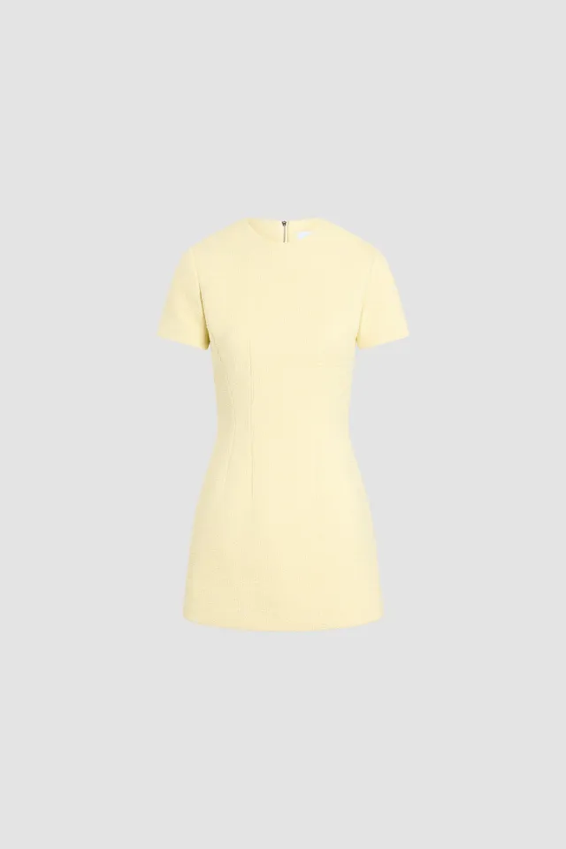 Patou DR226 robe courte coton bio jaune