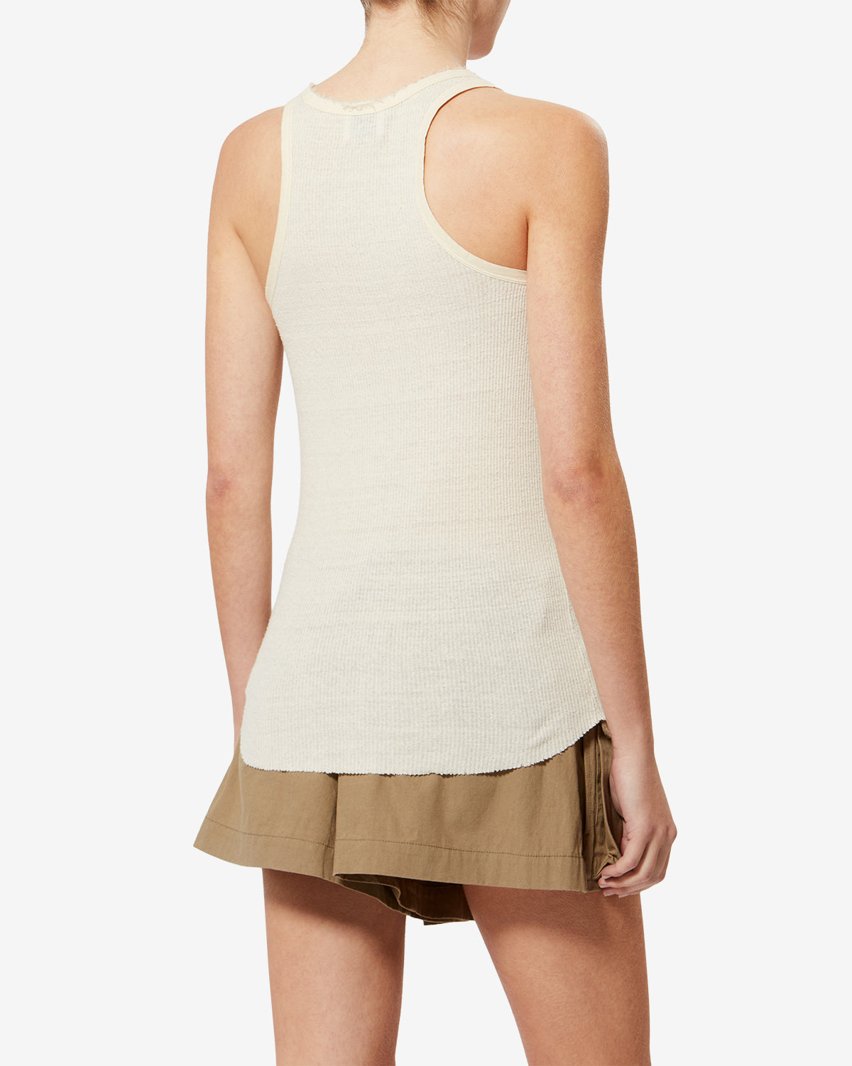 Isabel Marant Helma TS0318FA-D2K02I débardeur écru soie