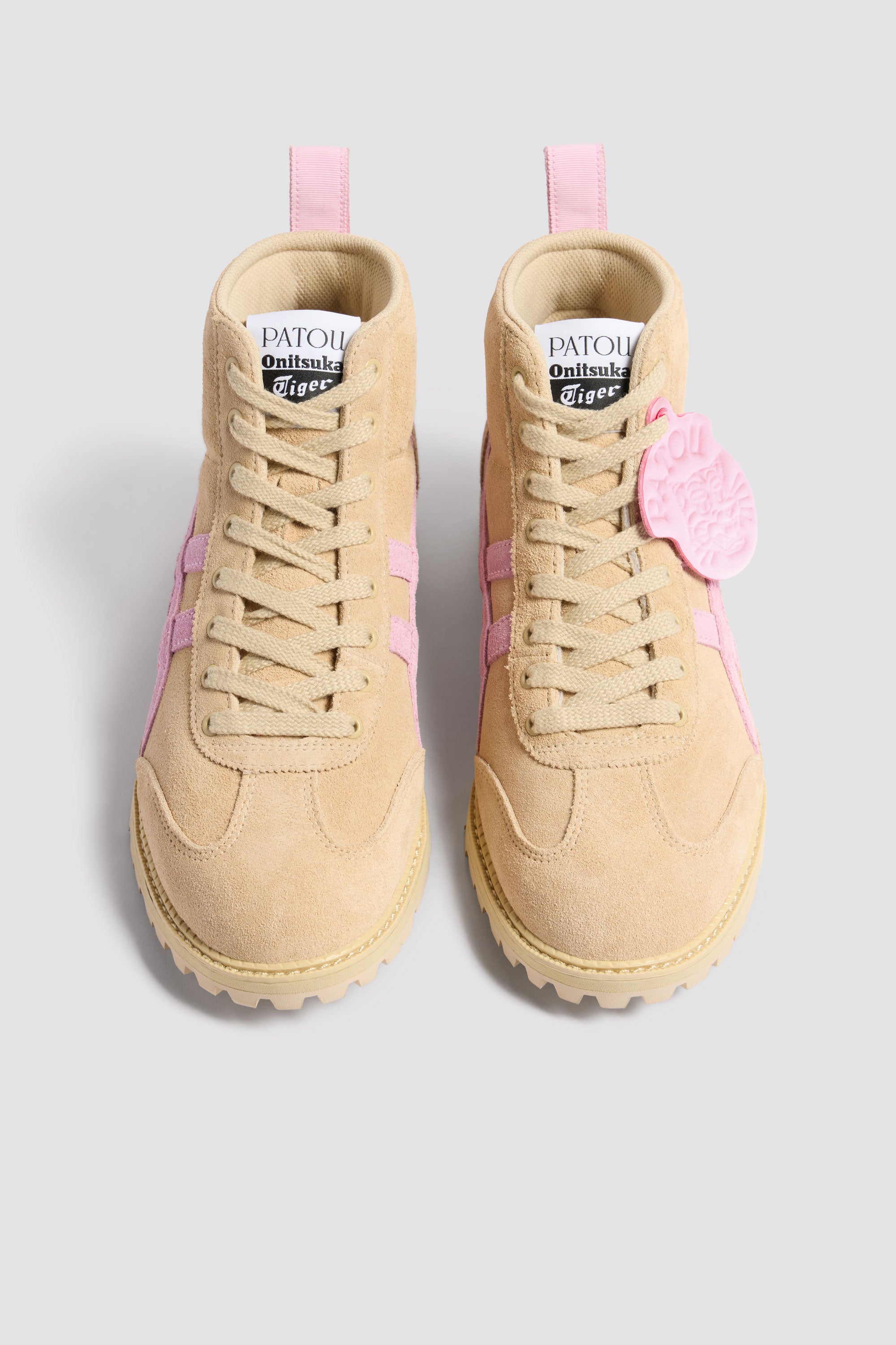 Patou x Onitsuka Tiger Mexico Rinkan bottines daim beige