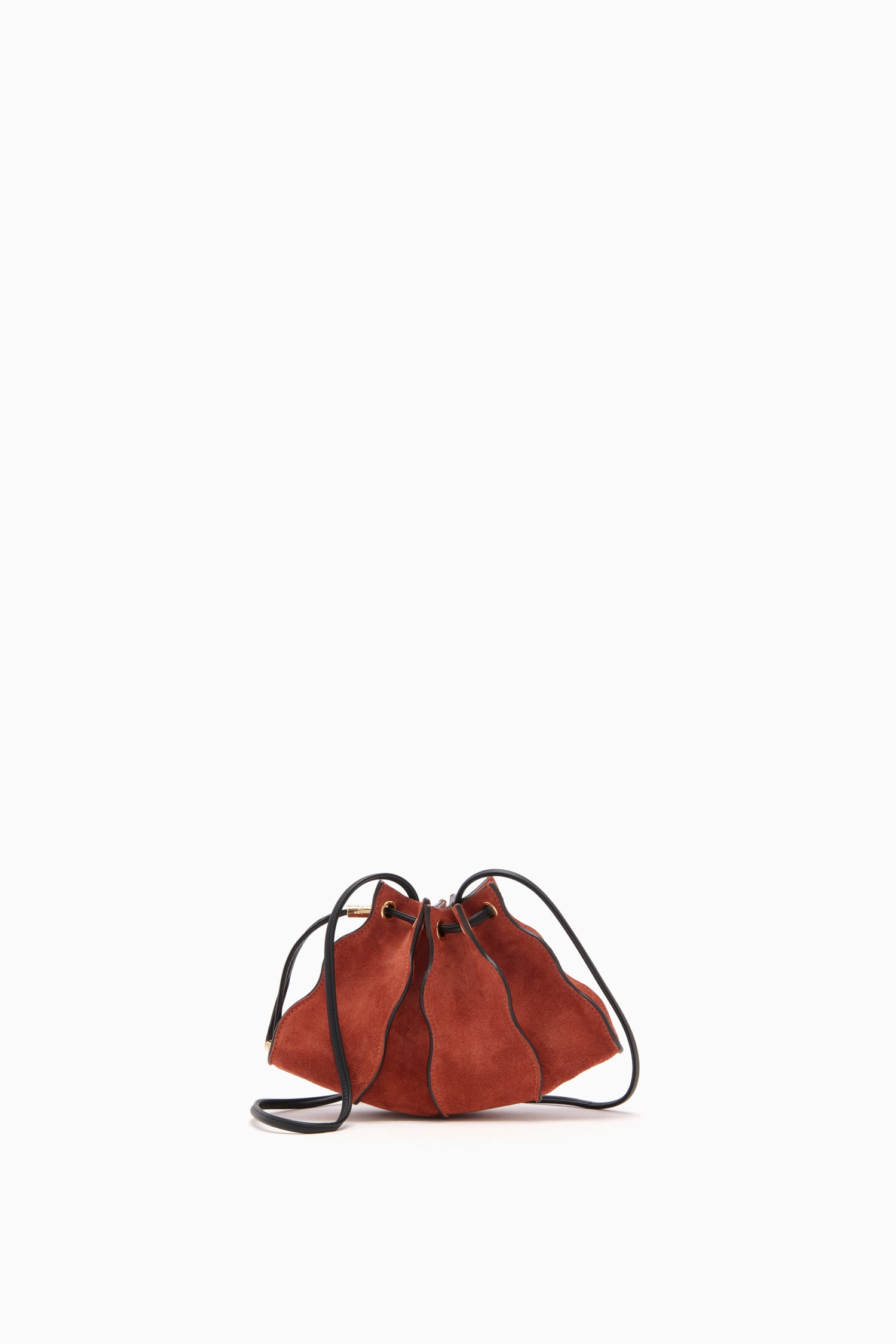 Ulla Johnson Adria Small Crossbody sac rouille daim