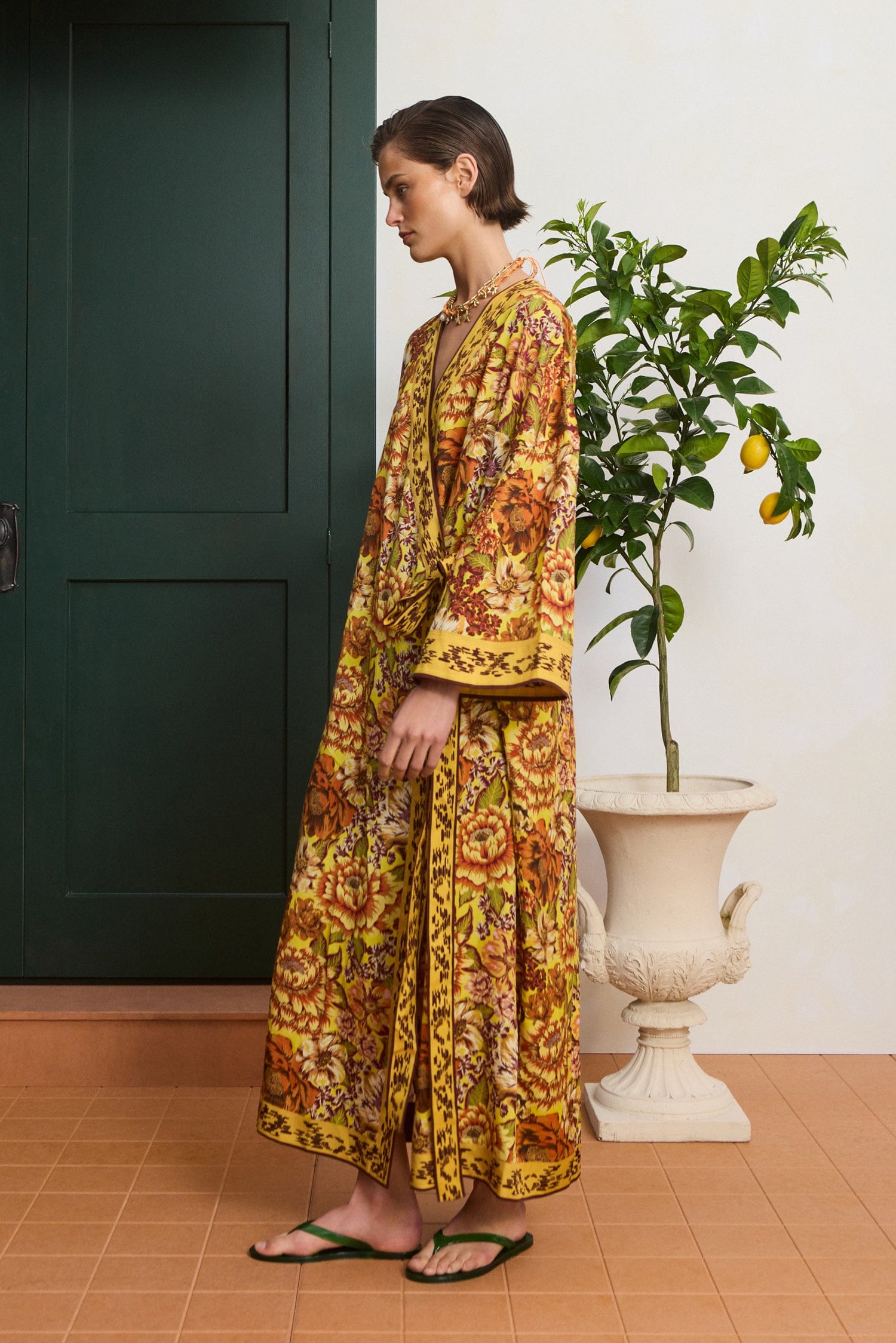 Alemaïs Heatwave Wrap Midi robe portefeuille taille 10