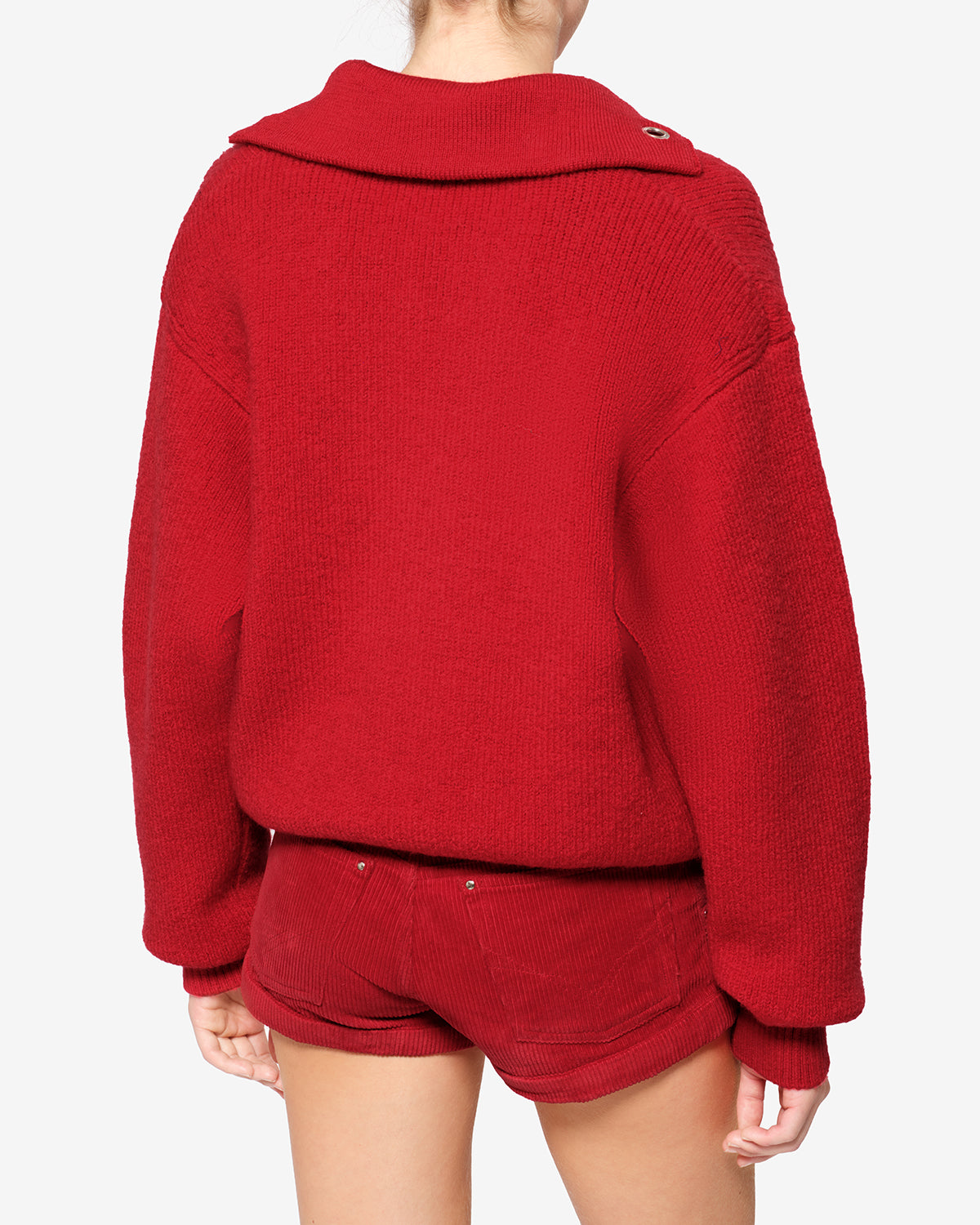 Isabel Marant Ydalia PU1009FA pull laine rouge