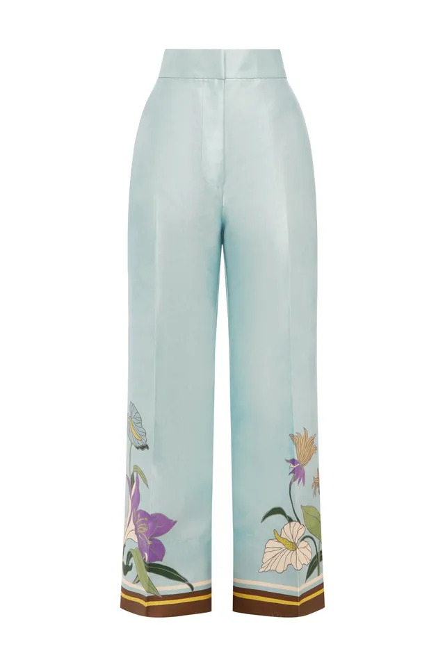 Alemais Alfie Pant pantalon droit fleurs
