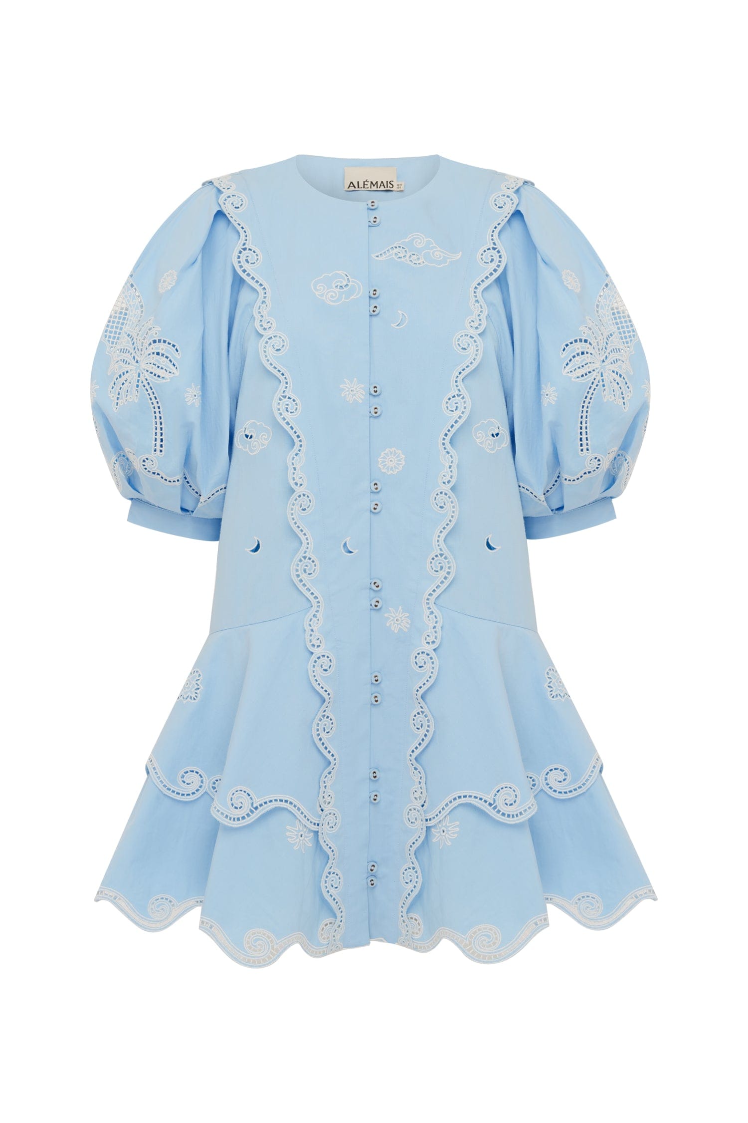 Alemäis Maizy robe mini coton bio à broderie