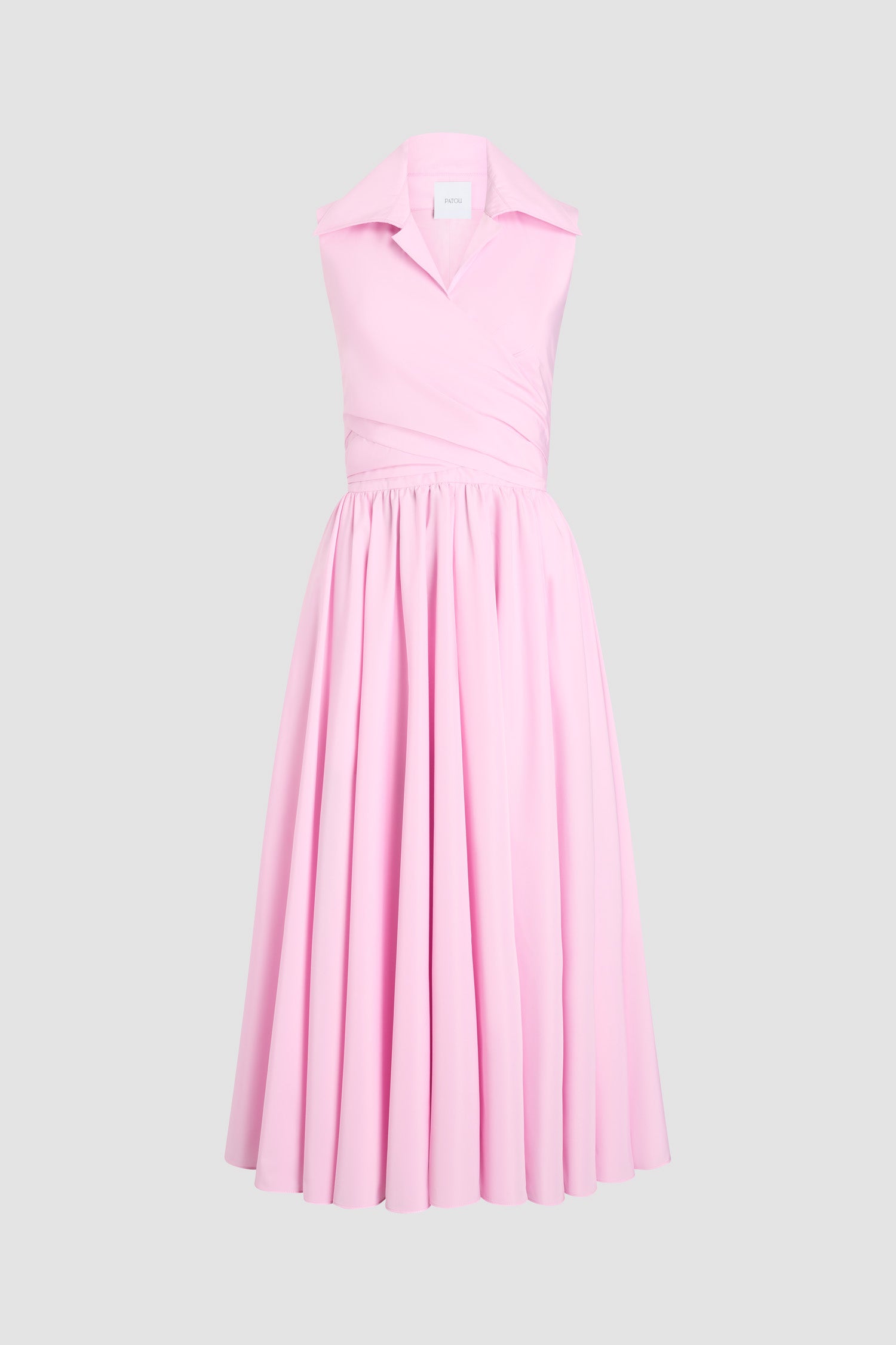Patou DR2230011457P Robe midi faille primrose pink
