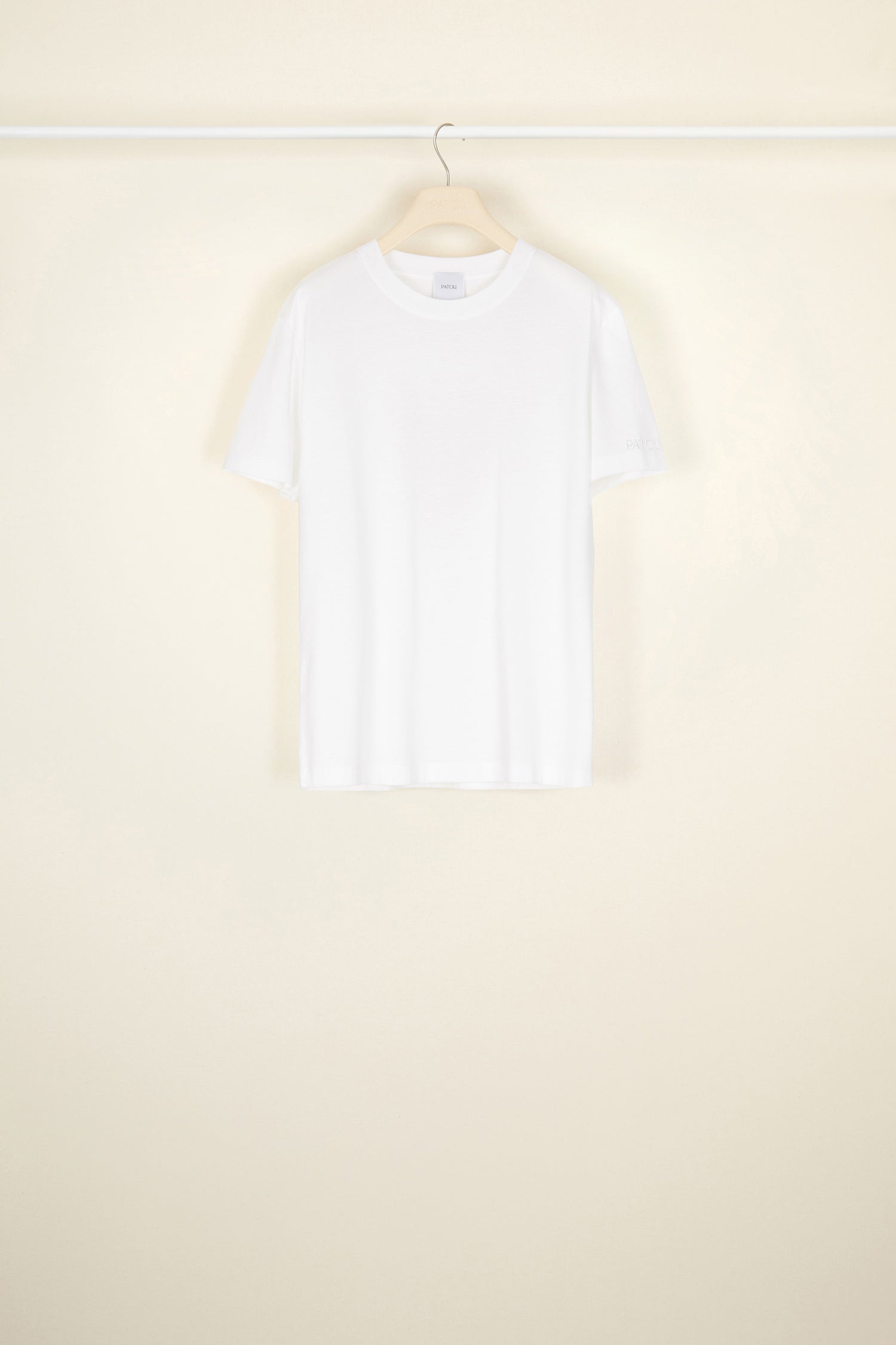 Patou JE022 tee coton bio blanc cœur dos