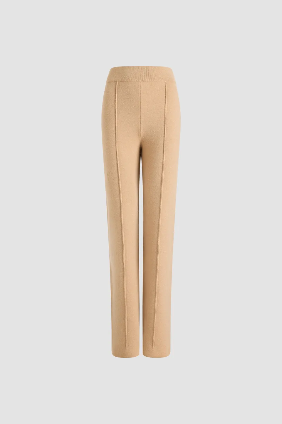 Patou KN299 pantalon droit laine cachemire biscuit XS-XL