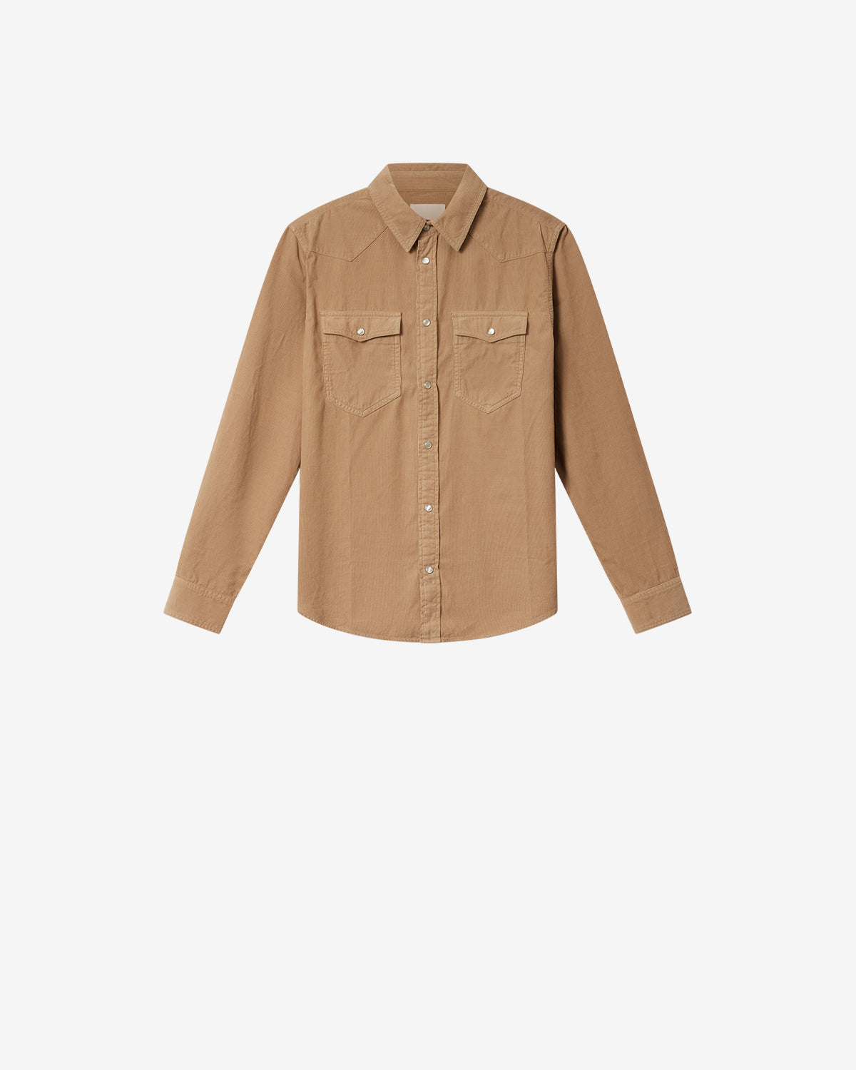 Isabel Marant Vasco CH0214HA chemise velours camel western