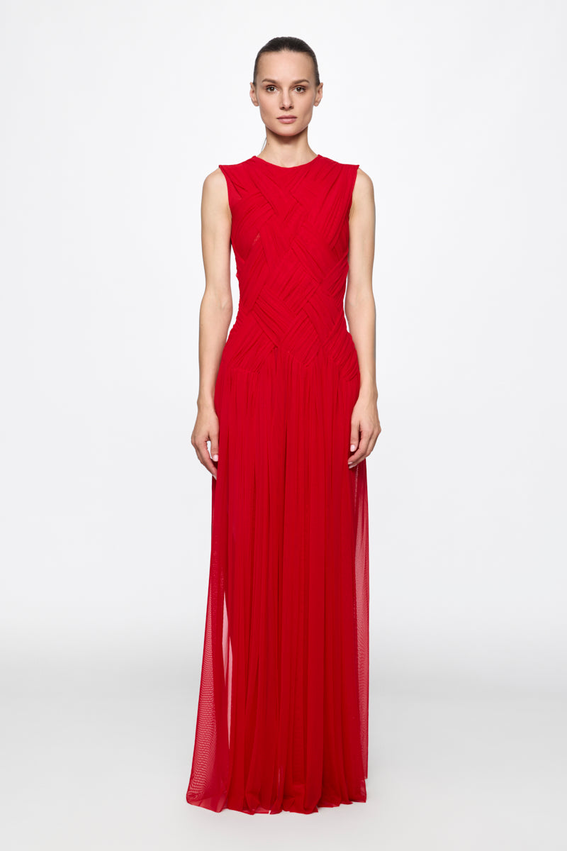 ATU Body Couture Emotional Dress robe tulle rouge S