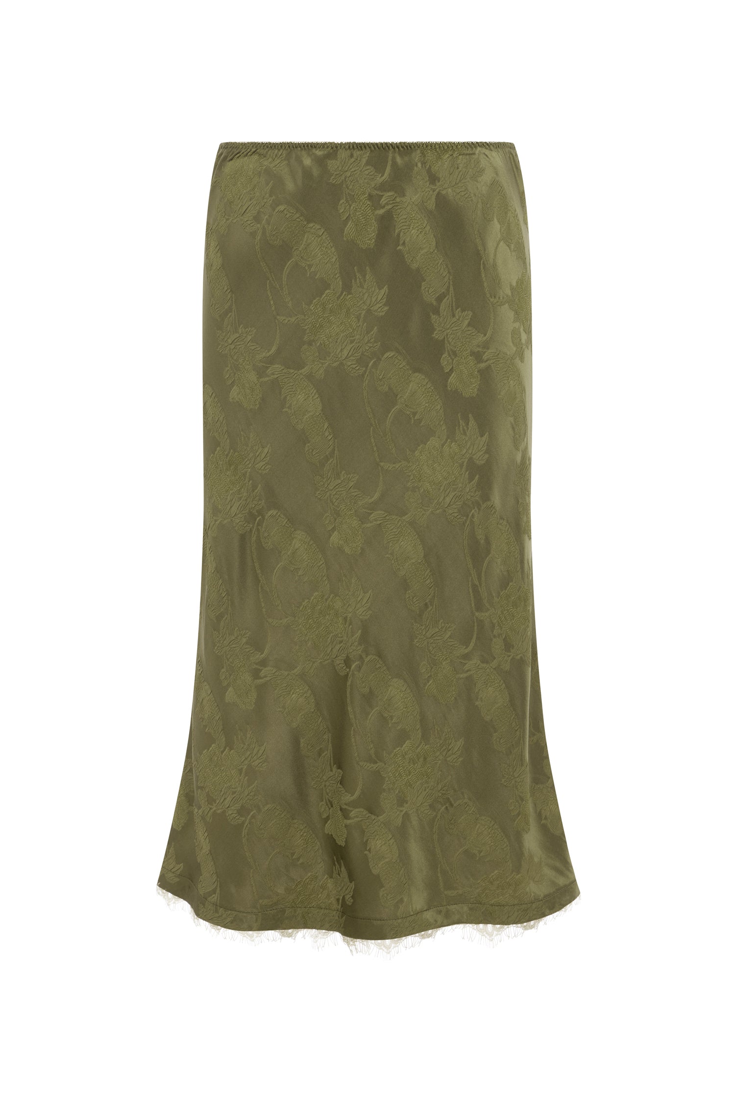 Alemäis Winifred Bias jupe midi 8 jacquard soie