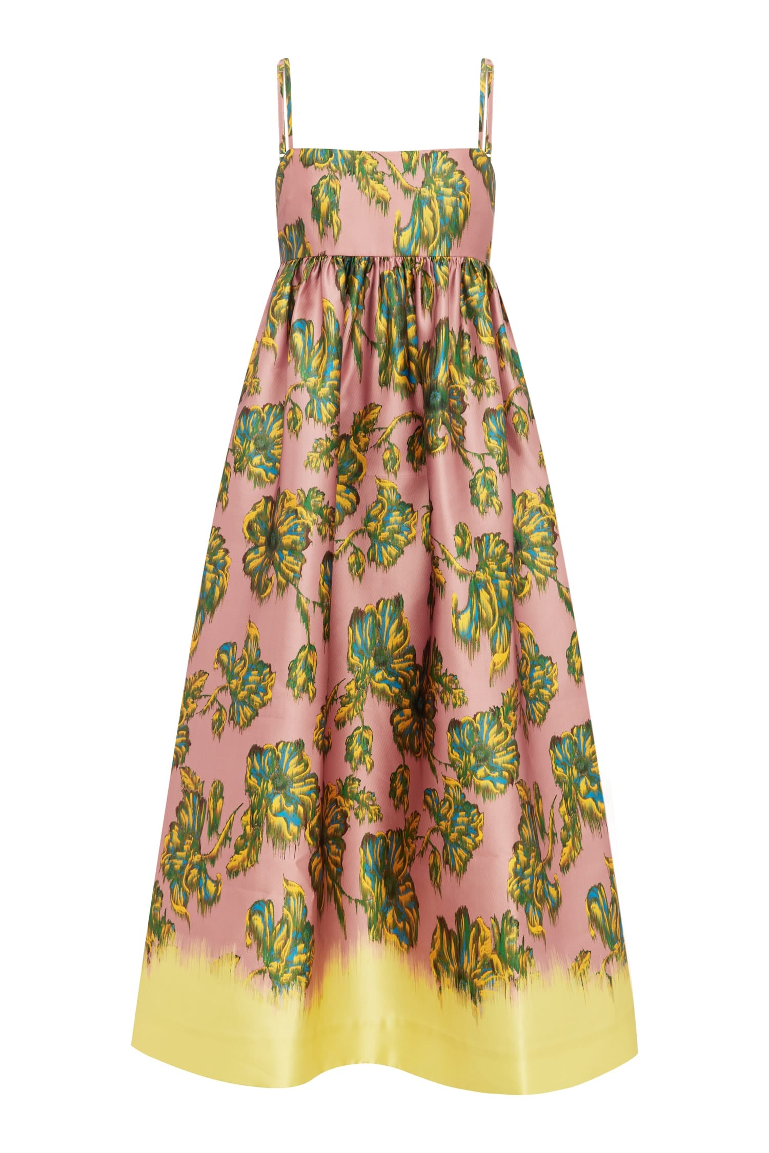 Alemais Faye robe midi empire fleurie recyclée