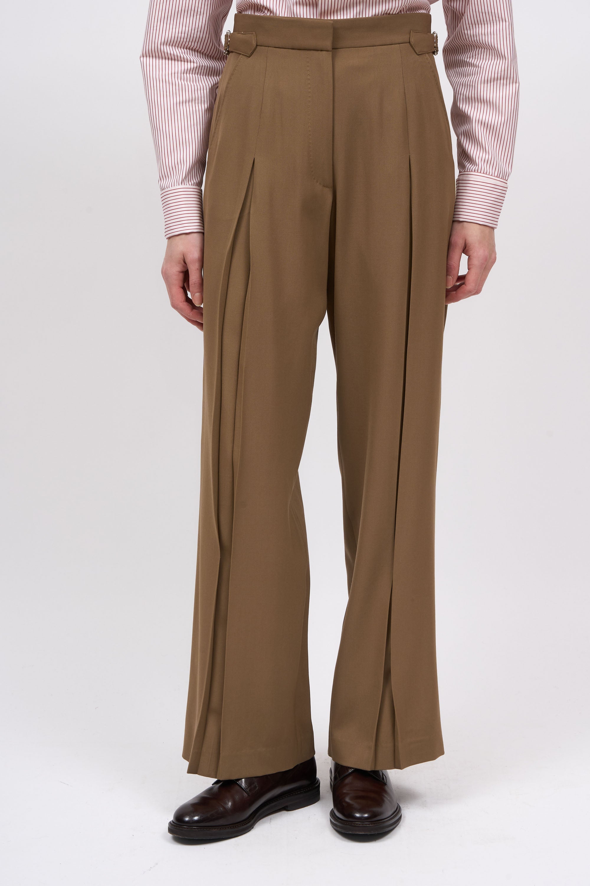 Paul & Joe Tilda pantalon laine vierge camel 36